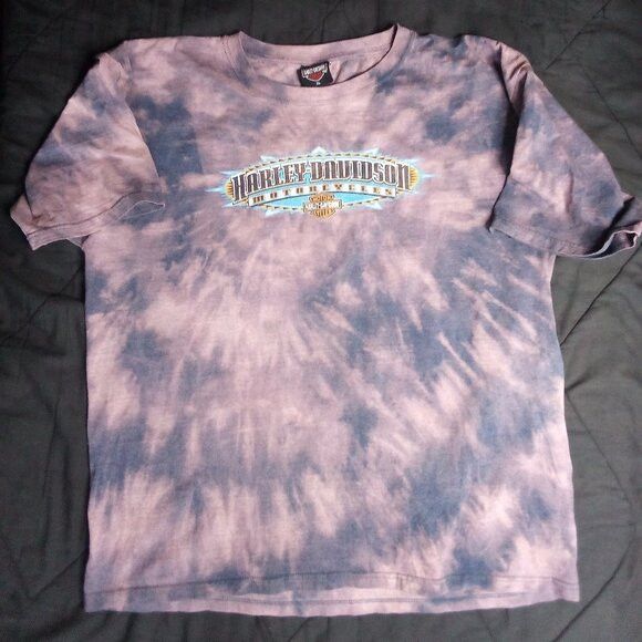 Harley Davidson Vintage Harley-Davidson Kassel Germany Reverse Dye T-Shirt Size US XL / EU 56 / 4 - 2 Thumbnail