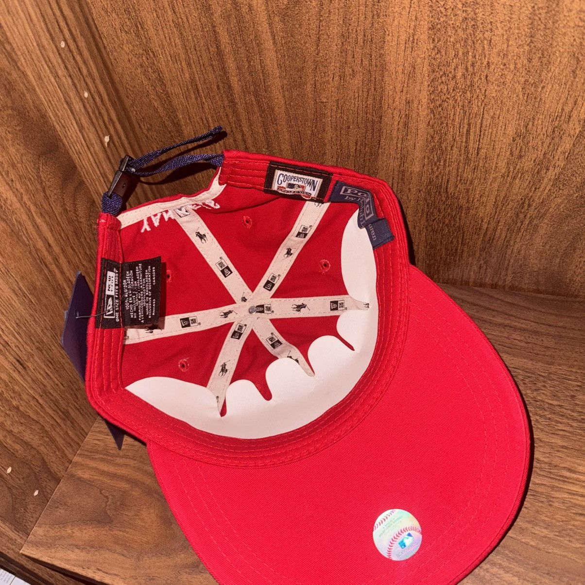 New Era Polo Ralph Lauren Yankees Long Bill Cap - Rl2000 Red Size ONE SIZE - 13 Thumbnail