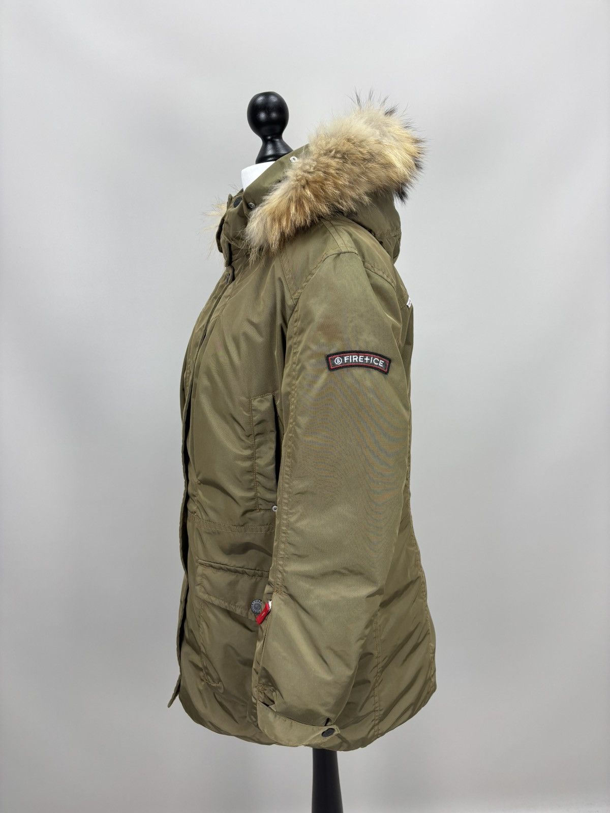 Bogner Womens puffer parka Bogner Fire Ice Size L Color Brown Size L / US 10 / IT 46 - 10 Thumbnail