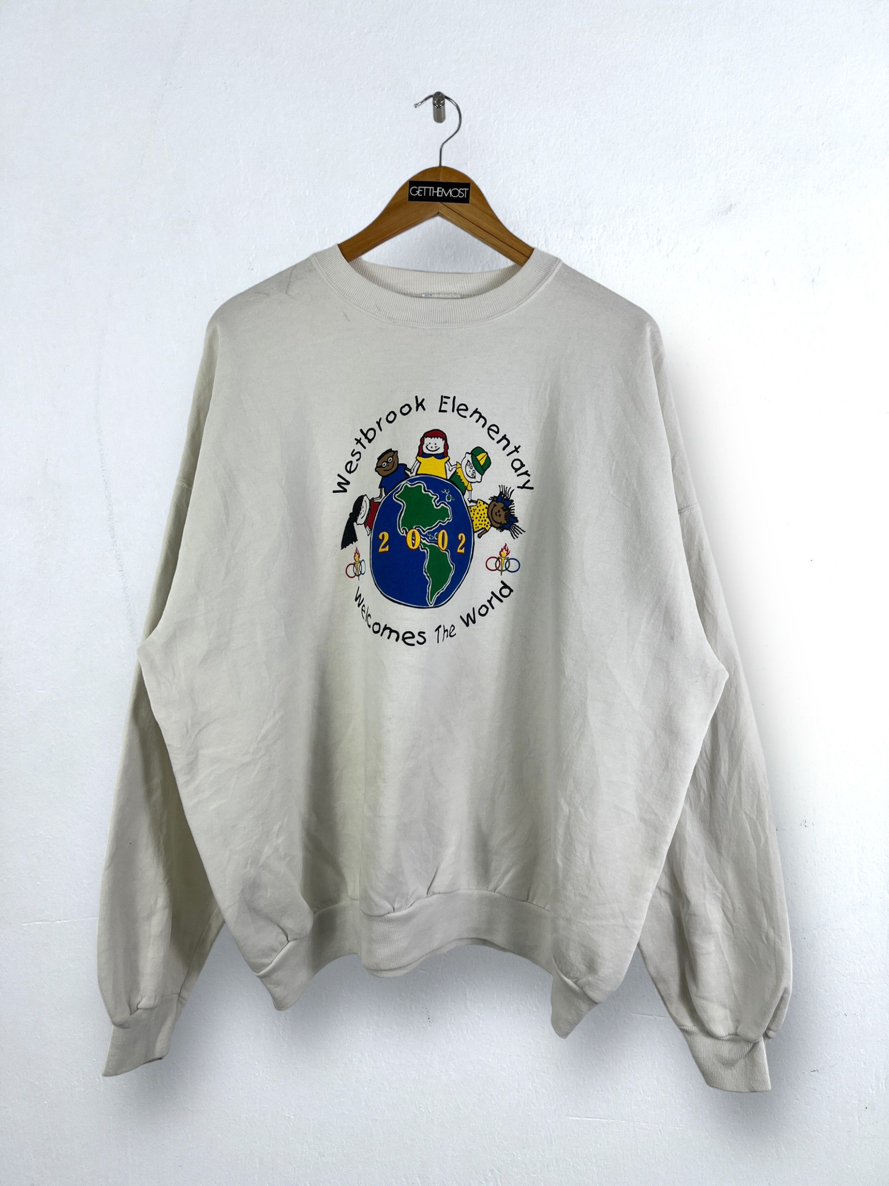 Vintage No.4548 Vintage Westbrook Elementary Art Sweatshirt (XXL) Size US XXL / EU 58 / 5 - 1 Thumbnail