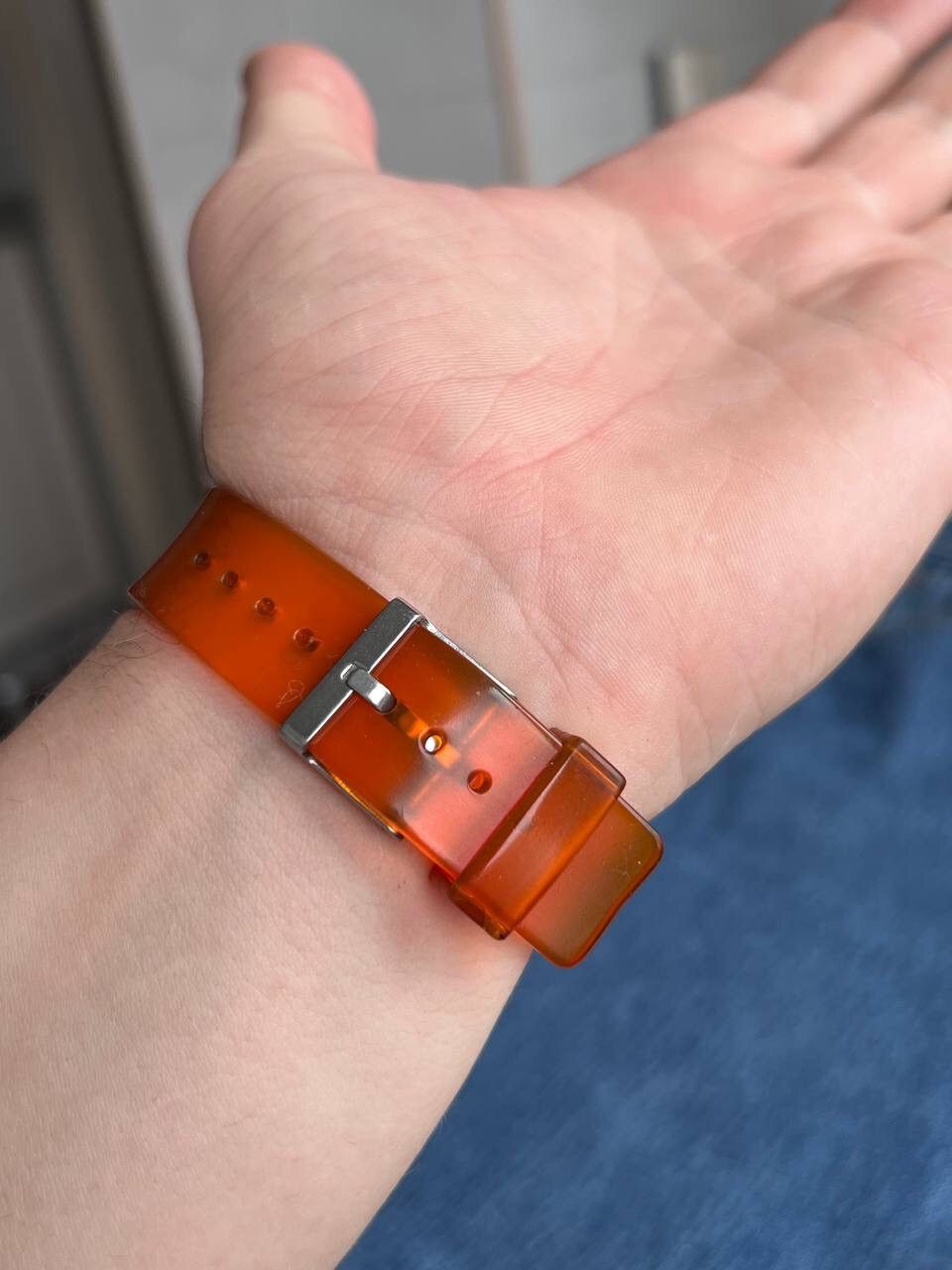 Japanese Brand × Vintage Vintage Japanese style futuristic Watch Q&Q Tank Orange Logo Size ONE SIZE - 7 Thumbnail