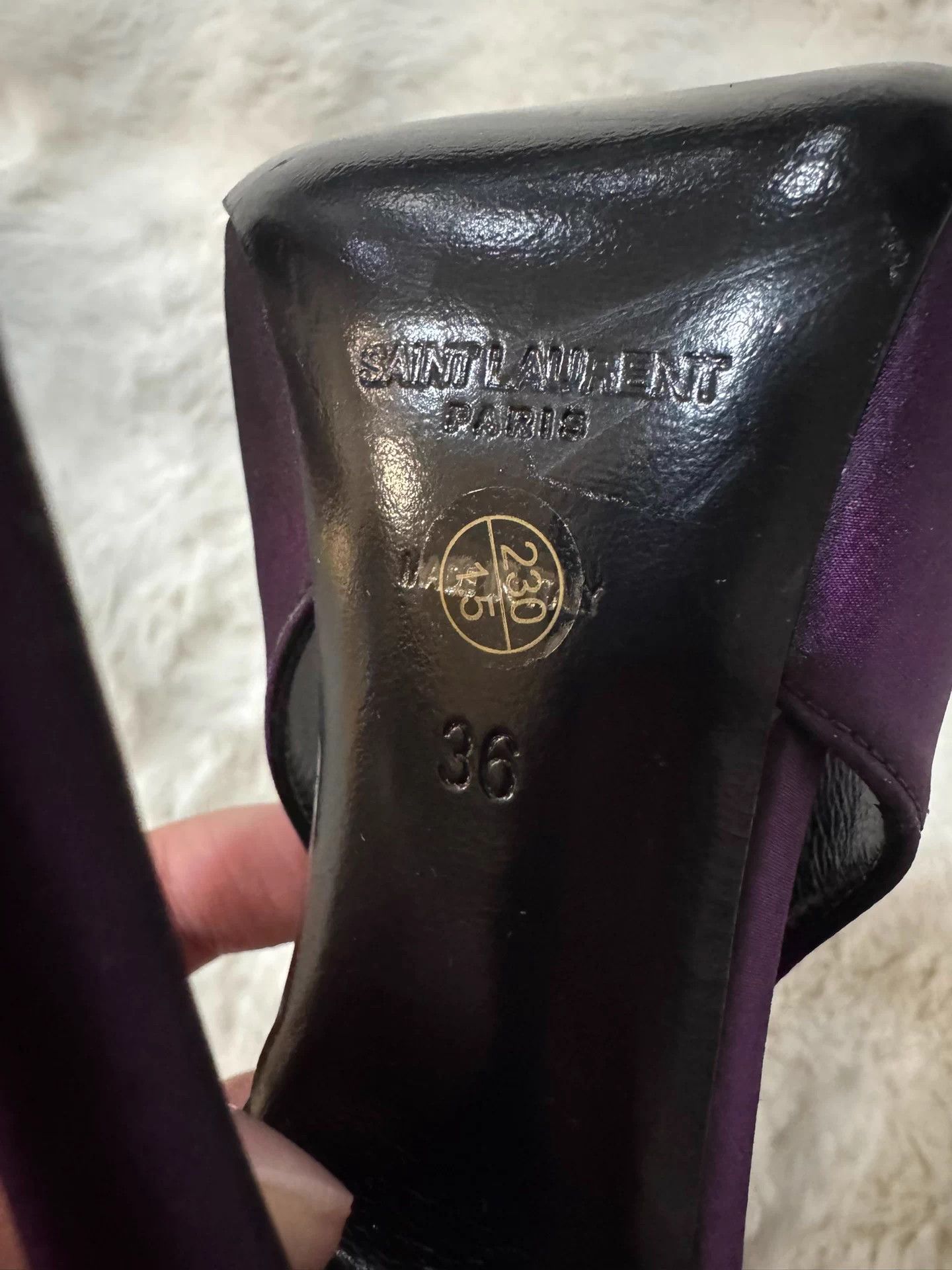 Saint Laurent Paris Saint Laurent New Gradient Purple Heels 36 Size US 5 / IT 35 - 8 Thumbnail