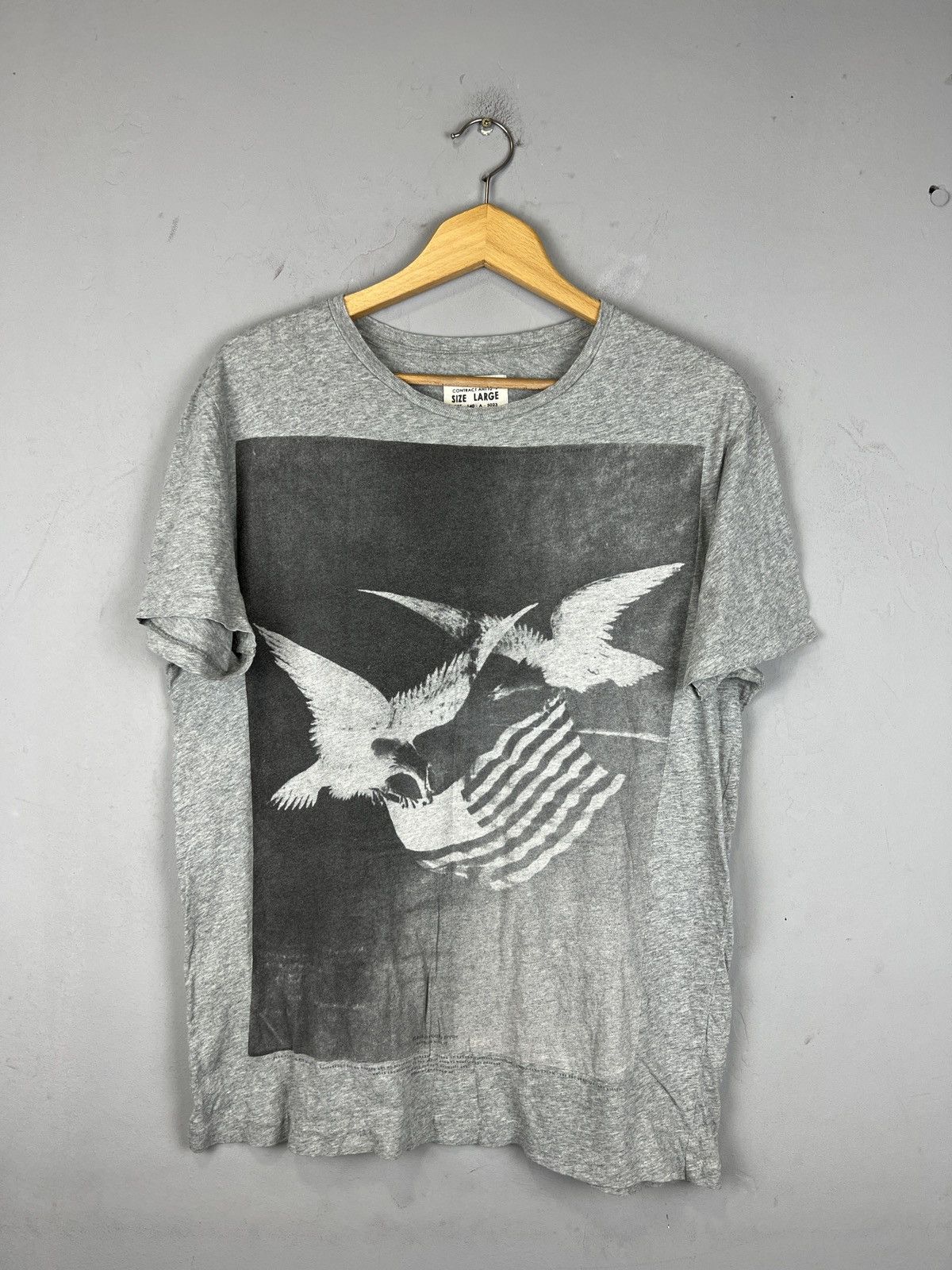 Vintage AllSaints Spitalfields big USA flag and eagle tee