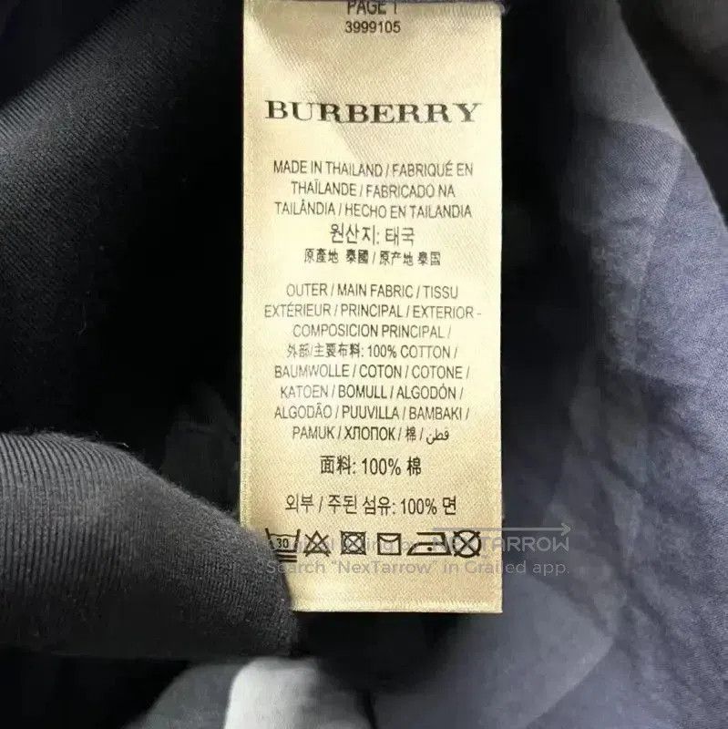 Burberry Burberry Blue Cotton Blend Check Embroidered Shirt. Size XXS / US 00 / IT 34 - 4 Thumbnail