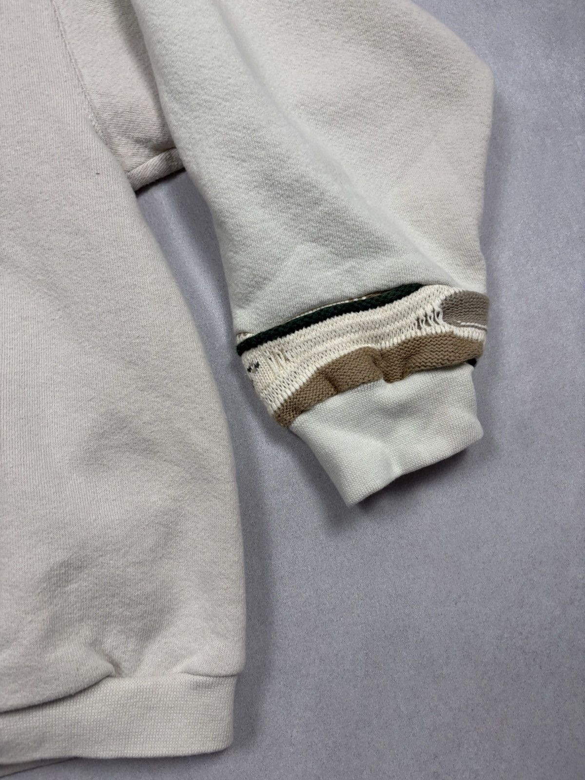 Nike Vintage Reworked Nike Sweatshirt Knit Insert Y2K 90s Coogi Size US M / EU 48-50 / 2 - 7 Thumbnail
