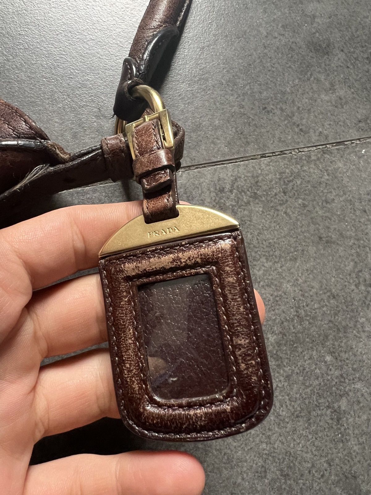 Miu Miu × Prada × Vintage Vintage Prada Leather Tote shoulder hobo Bag Size ONE SIZE - 2 Thumbnail