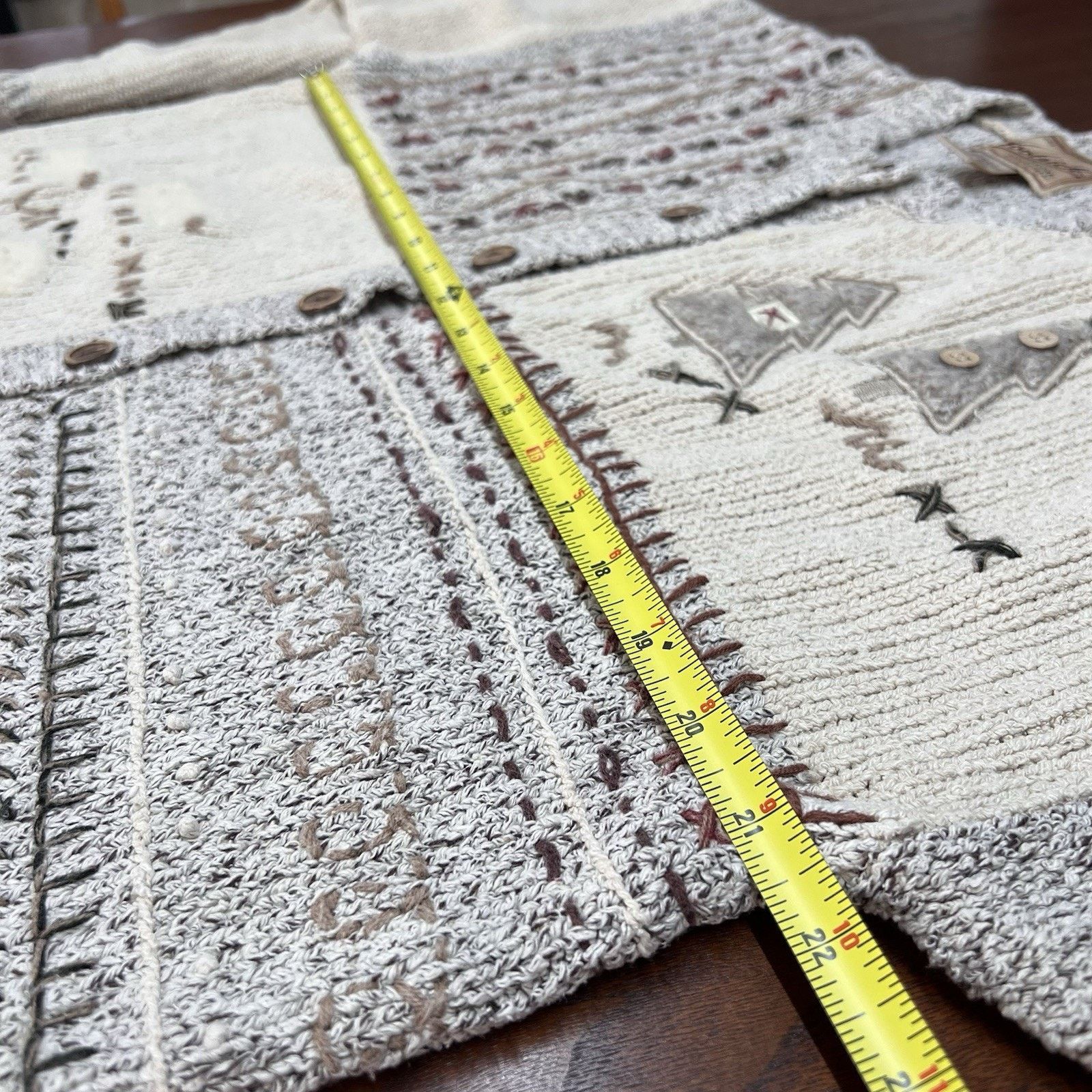 Woolrich Woolen Mills Vintage Woolrich Cardigan Sweater (L) Sheep Silk Cotton Size L / US 10 / IT 46 - 7 Thumbnail