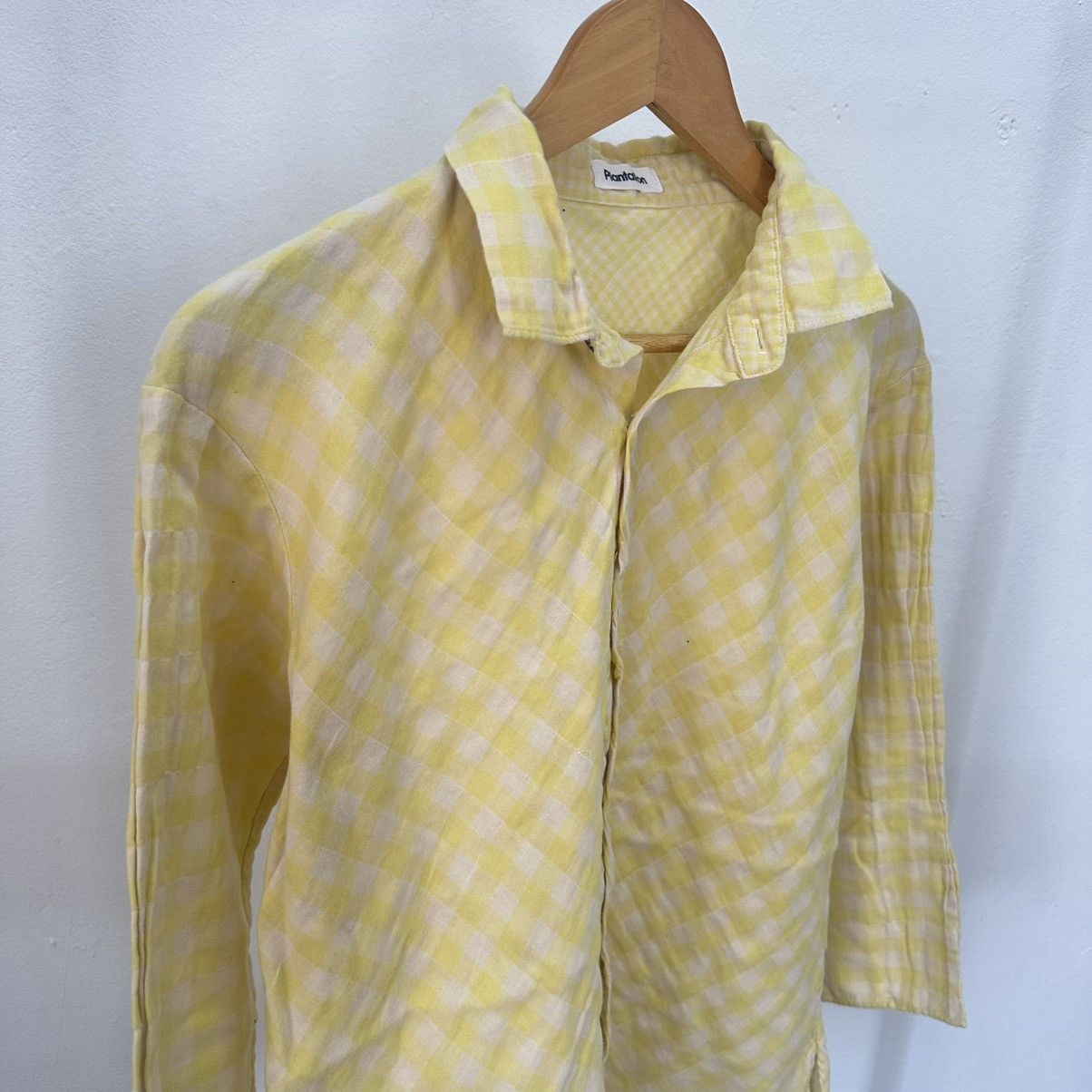 Homme Plisse Issey Miyake Plantation Checkered Button Up Size M / US 6-8 / IT 42-44 - 3 Thumbnail
