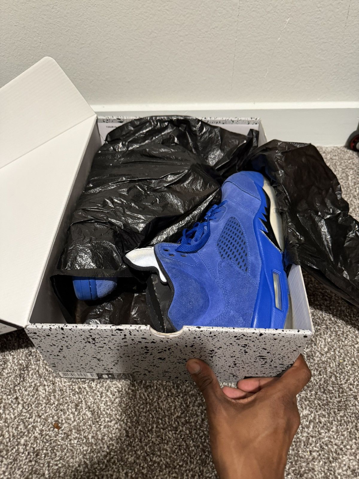 Nike Royal Blue Jordan 5 Size US 8.5 / EU 41-42 - 1 Thumbnail