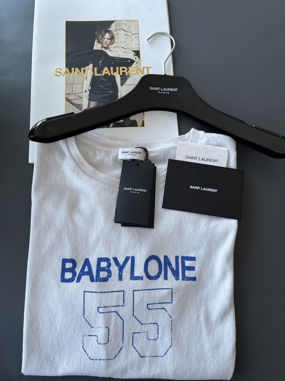 Saint Laurent Paris Super Runway Saint Laurent Babylone Slim fit Tee T-shirt Size US S / EU 44-46 / 1 - 1 Thumbnail