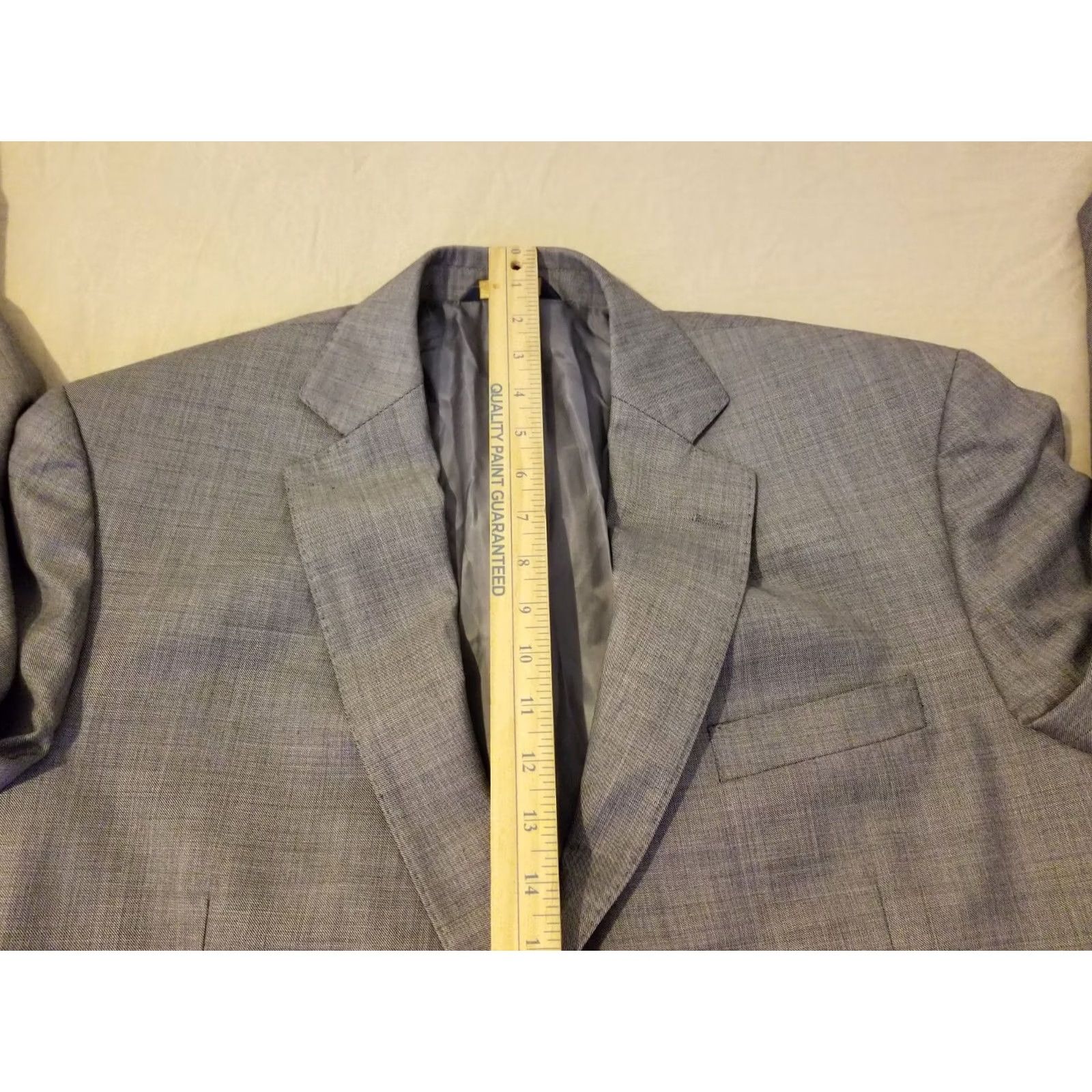Brooks Brothers Mens Brooks Brothers Wool Blazer 44R Grey Sports Jacket Size 44R - 5 Thumbnail