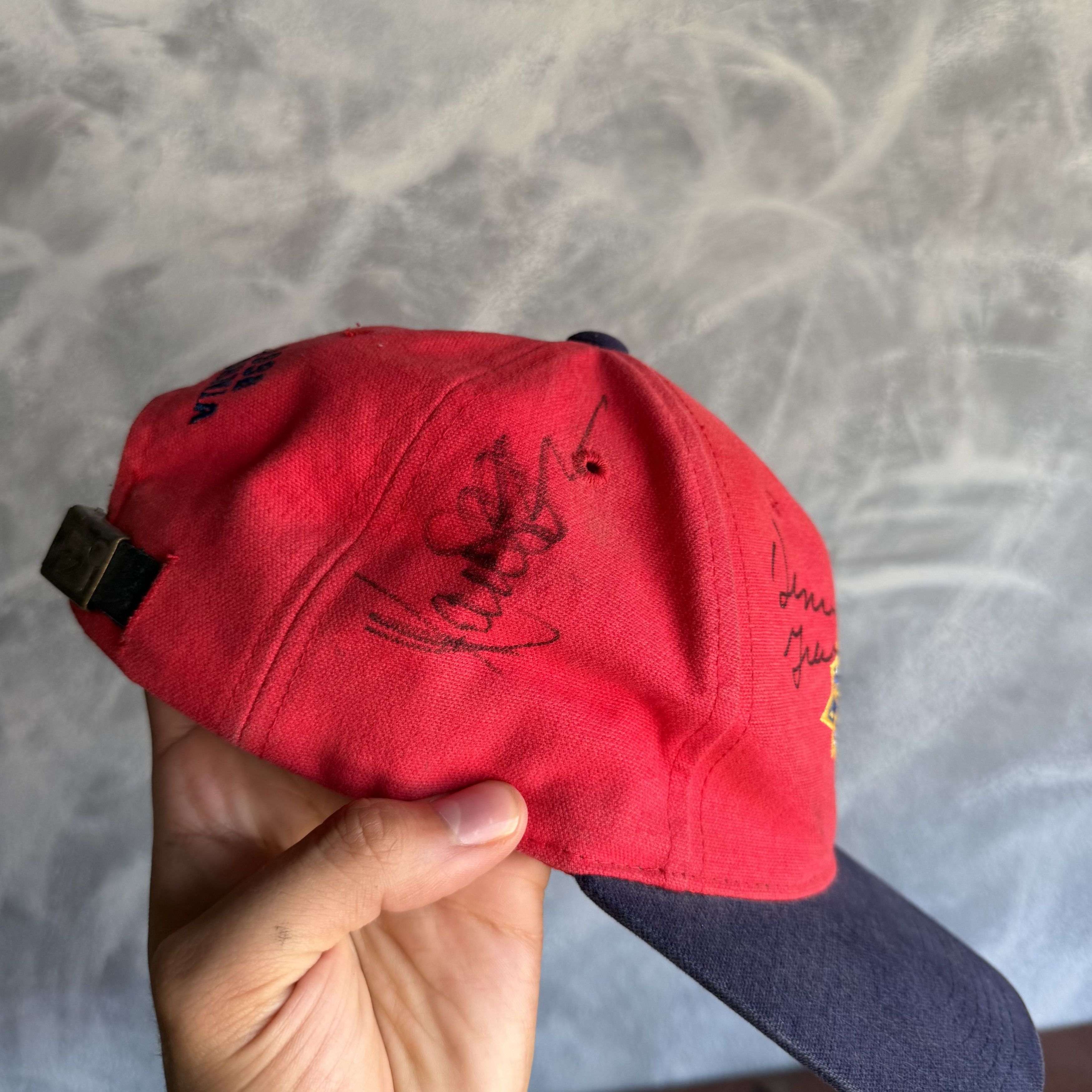 Sports Specialties VTG Sports Specialties Super Bowl XXXII 32 NFL Signed Hat Size ONE SIZE - 2 Thumbnail