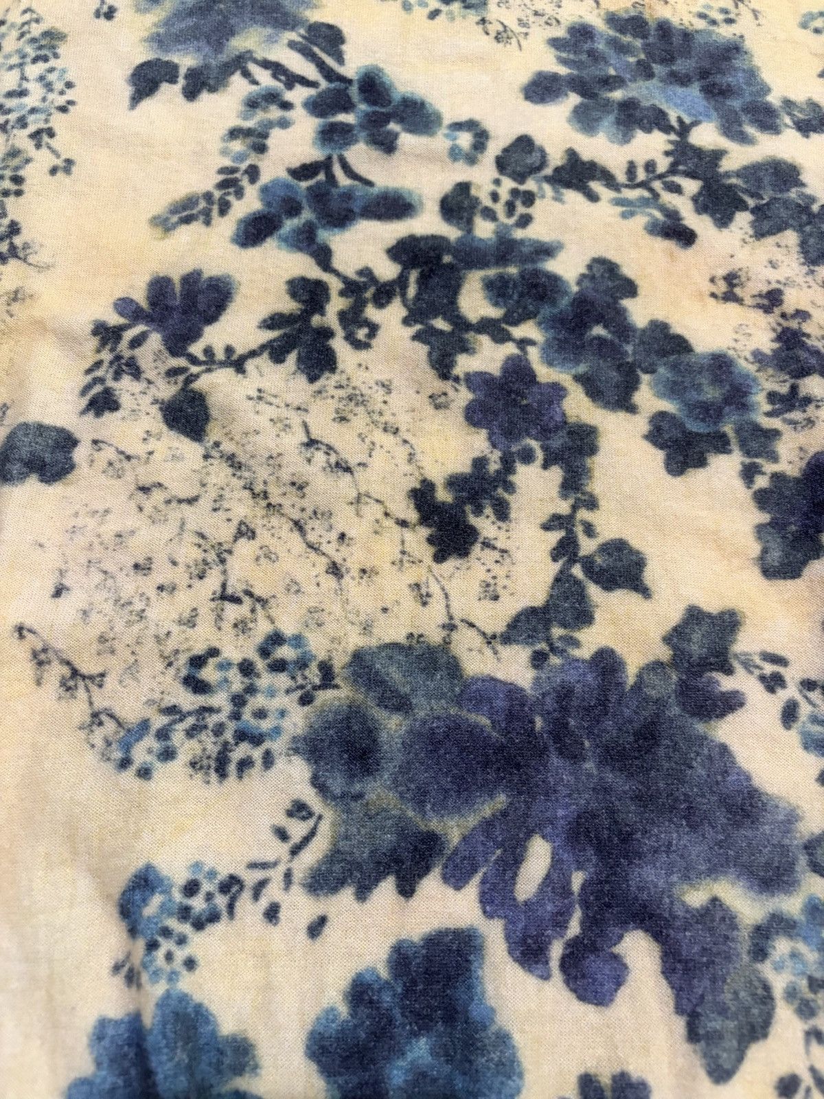 Loro Piana LORO PIANA BLUE EYES FLORAL CASHMERE SILK SWEATERS Size L / US 10 / IT 46 - 3 Thumbnail