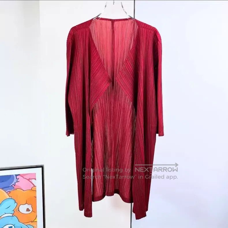 Issey Miyake Issey Miyake Long Ruched Cardigan Size S / US 4 / IT 40 - 1 Thumbnail