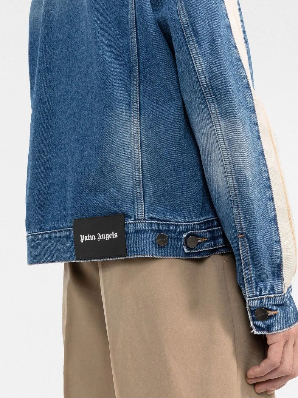 Palm Angels o1y0325 Denim Jacket in Blue Size US M / EU 48-50 / 2 - 5 Thumbnail