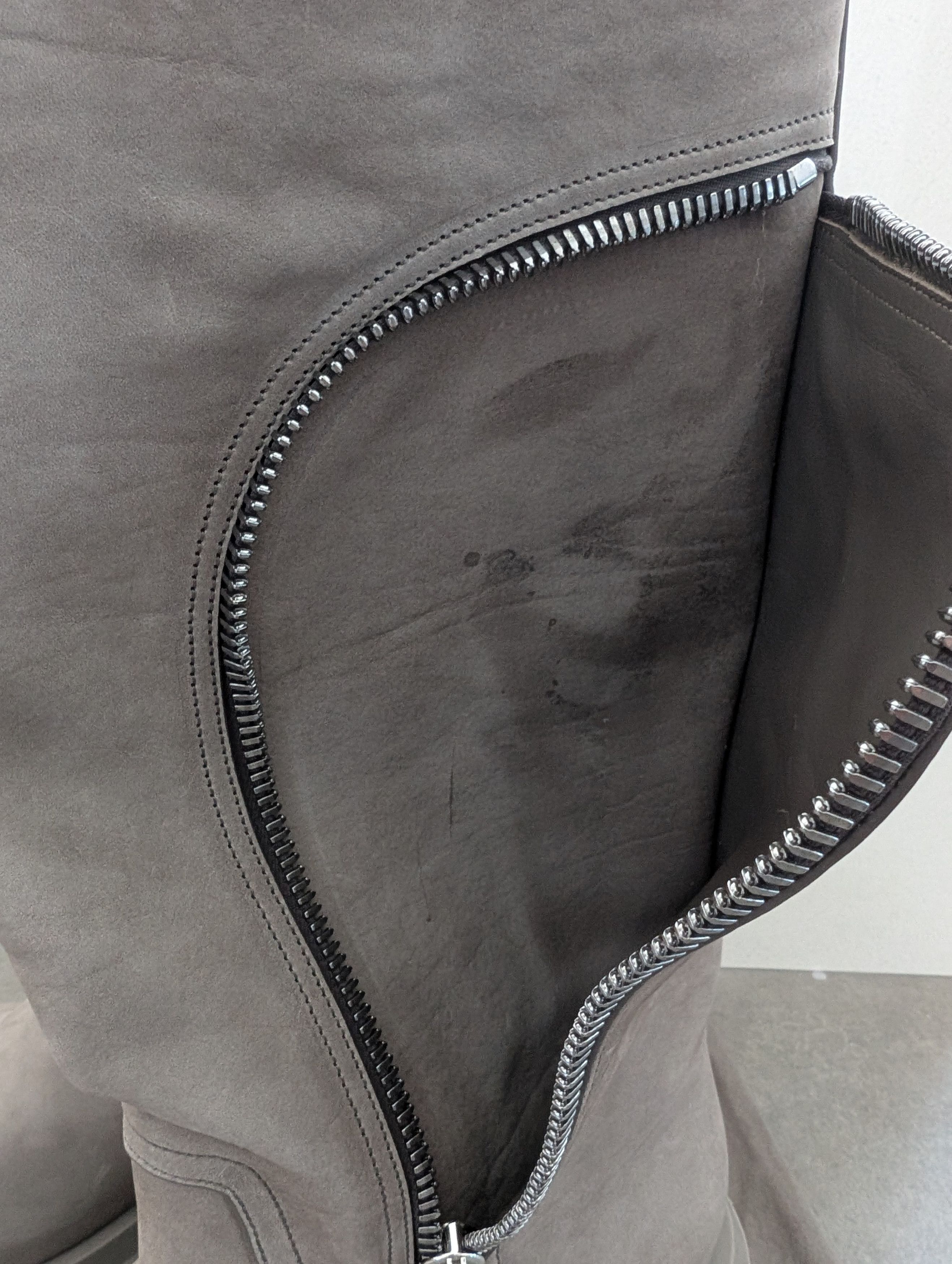 Rick Owens 💥RARE SAMPLE DUST LEATHER BAUHAUS BOGUN BOOTS Size US 11 / EU 44 - 8 Thumbnail