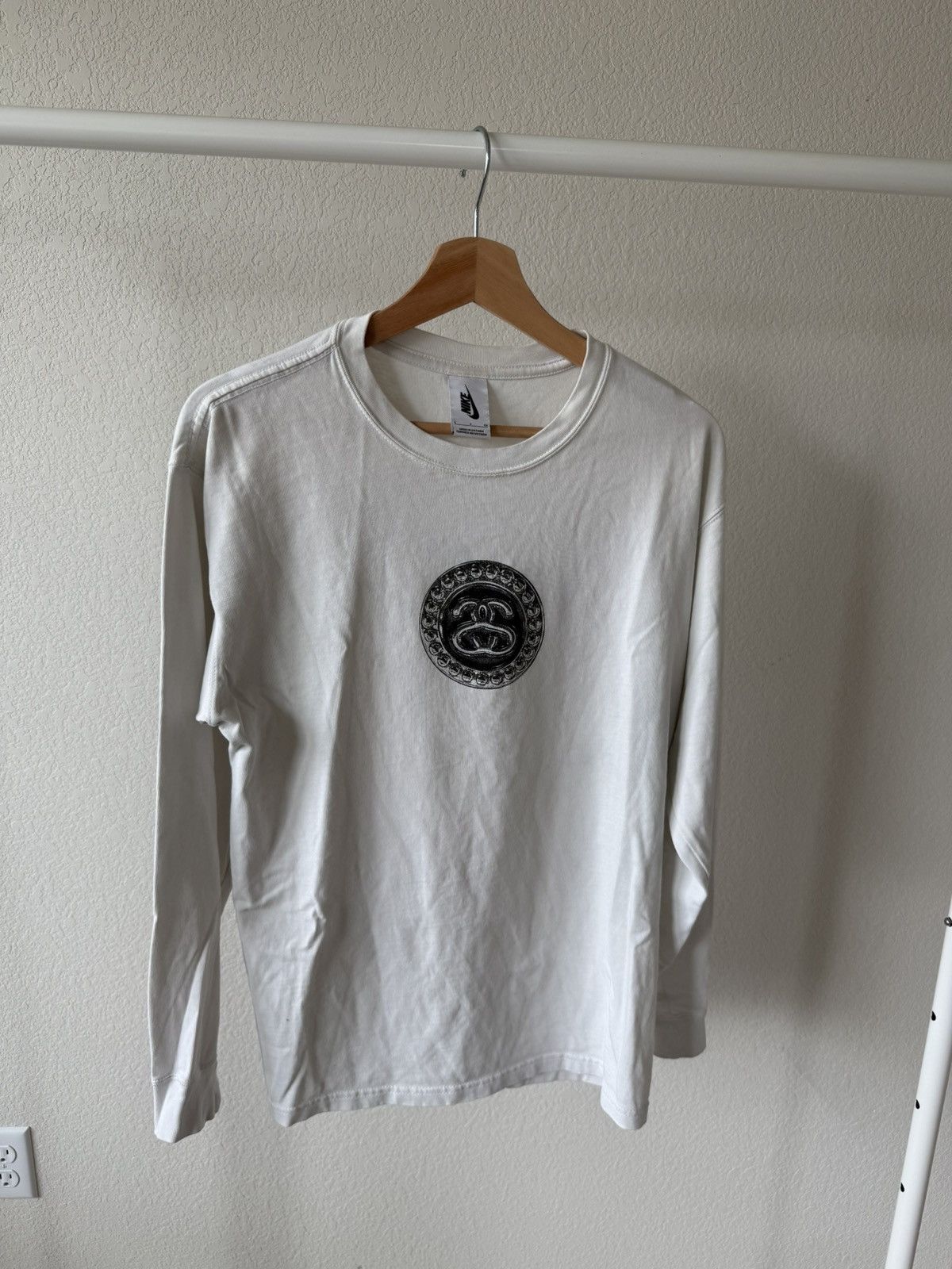 Nike × Stussy Center Logo Nike x Stussy L/S Shirt Size US S / EU 44-46 / 1 - 2 Thumbnail