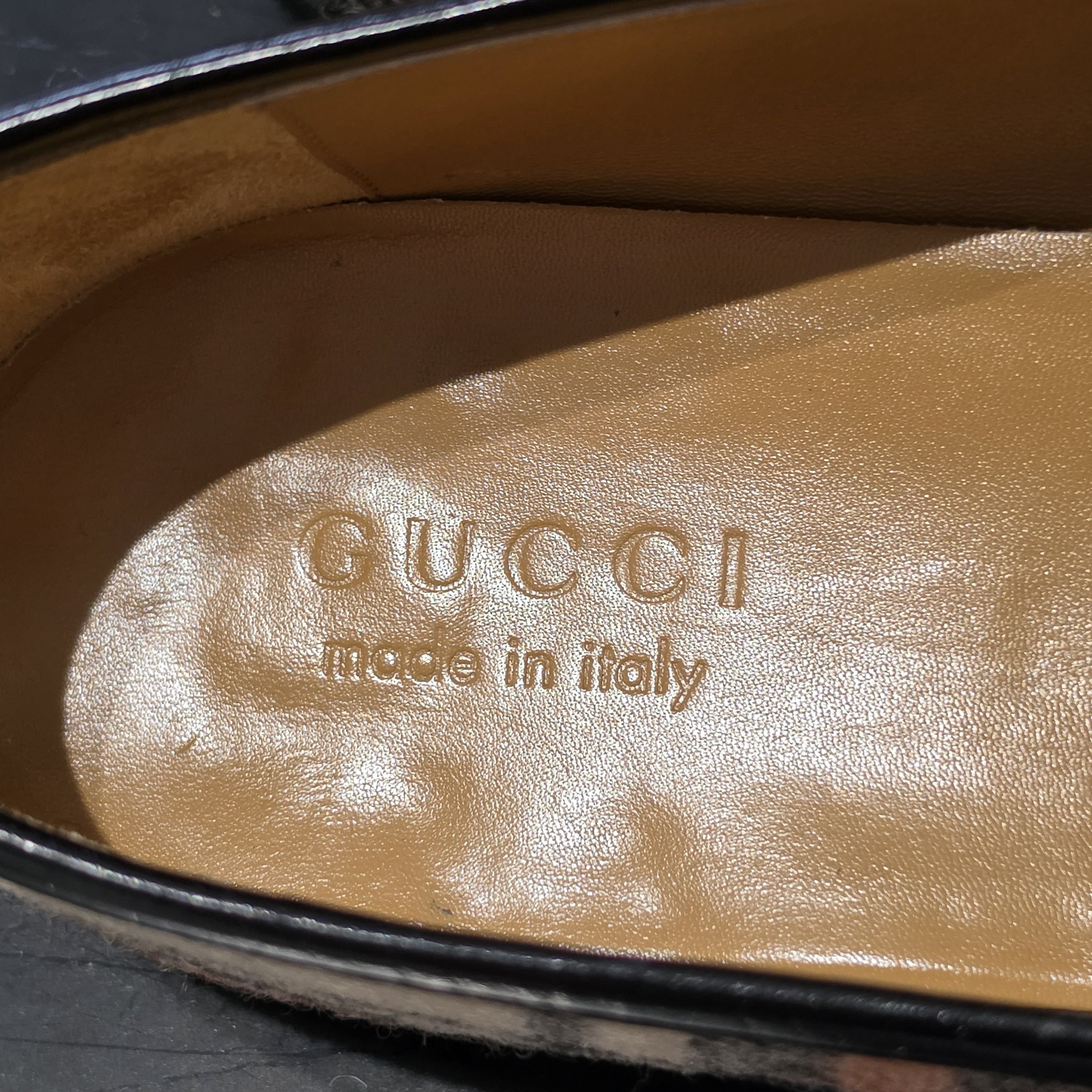 Gucci Jordaan Horse-bit Wool Plaid Loafers Size US 12 / EU 45 - 5 Thumbnail