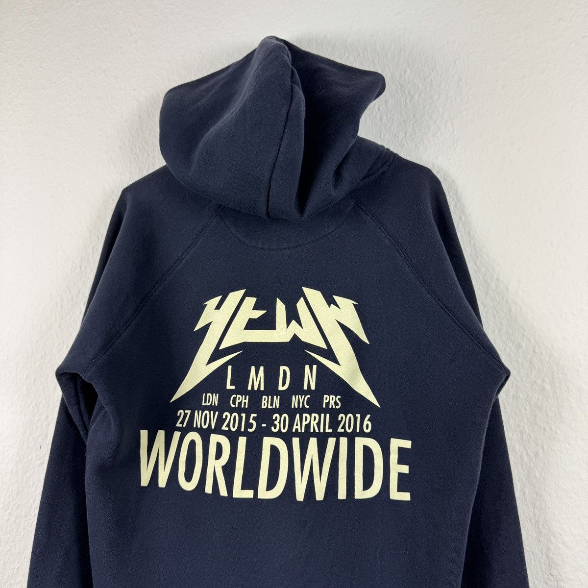 LMDN × Yeezy YTWW x LMND 15/16 Worldwide Navy Hoody Size S-M Size US S / EU 44-46 / 1 - 2 Thumbnail