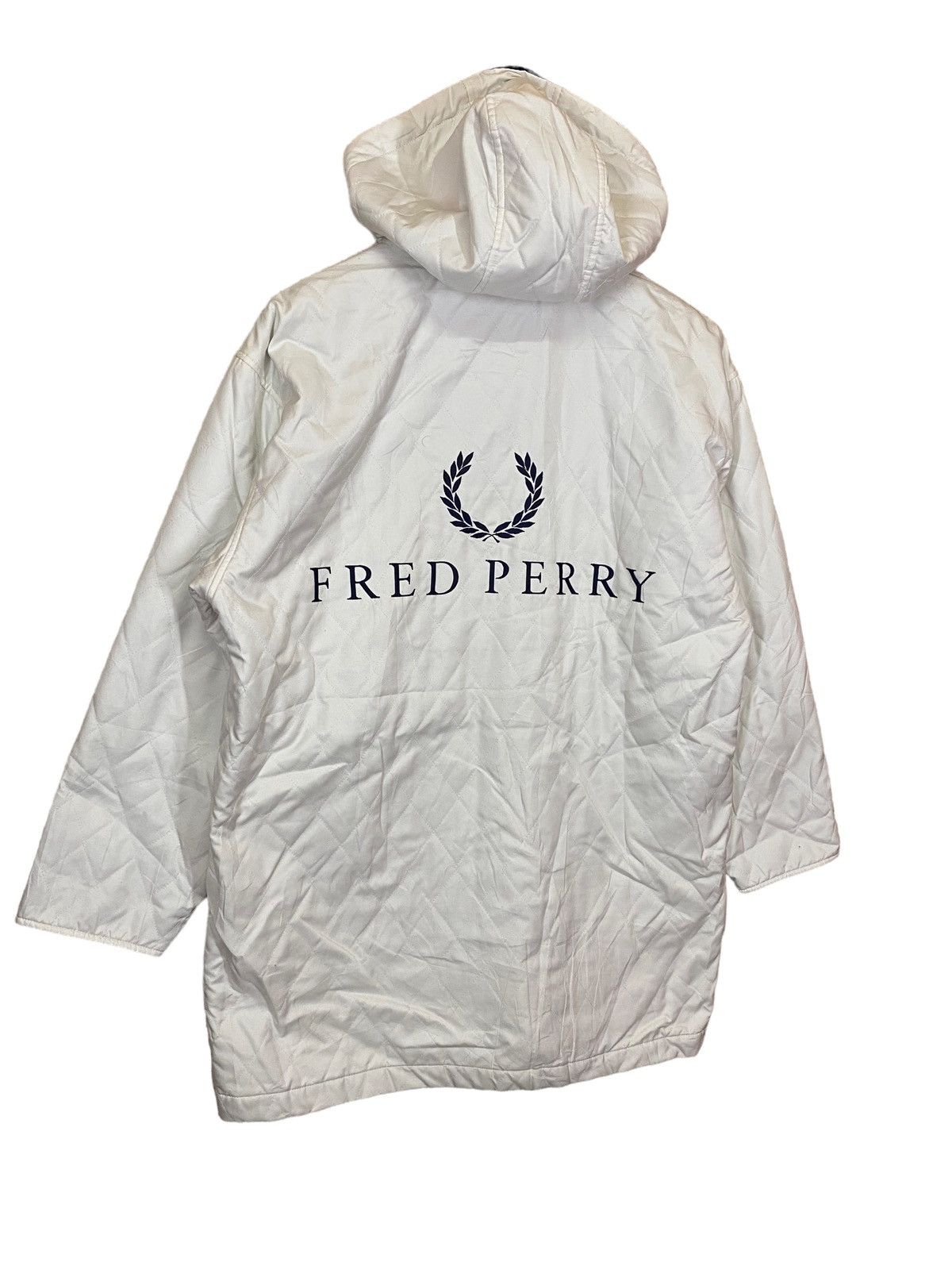Fred Perry × Japanese Brand ‼️VTG FRED PERRY QUILTED PARKAS EMBOIDERY LOGO ‼️ Size US S / EU 44-46 / 1 - 2 Thumbnail