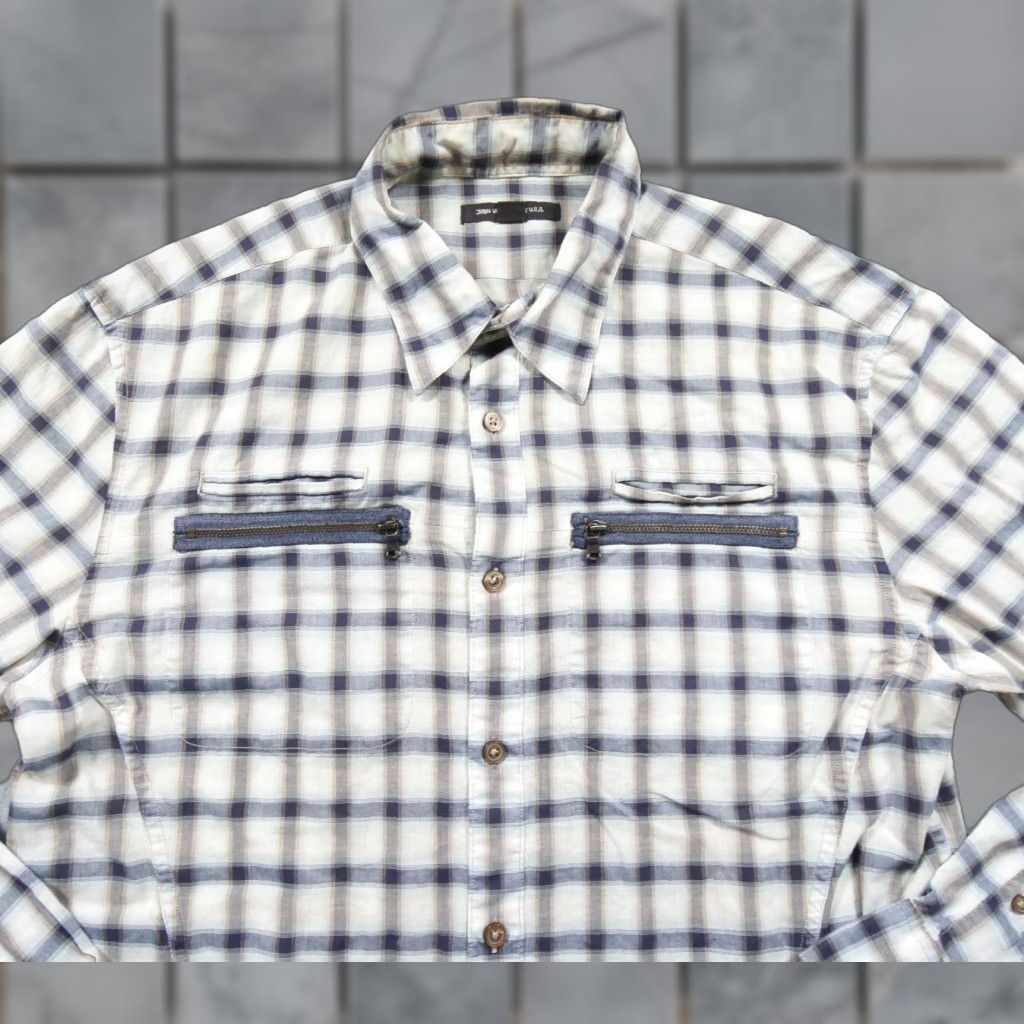 John Varvatos John Varvatos Shirt Mens M Button Down Long Sleeve Collared Check Size US M / EU 48-50 / 2 - 1 Thumbnail