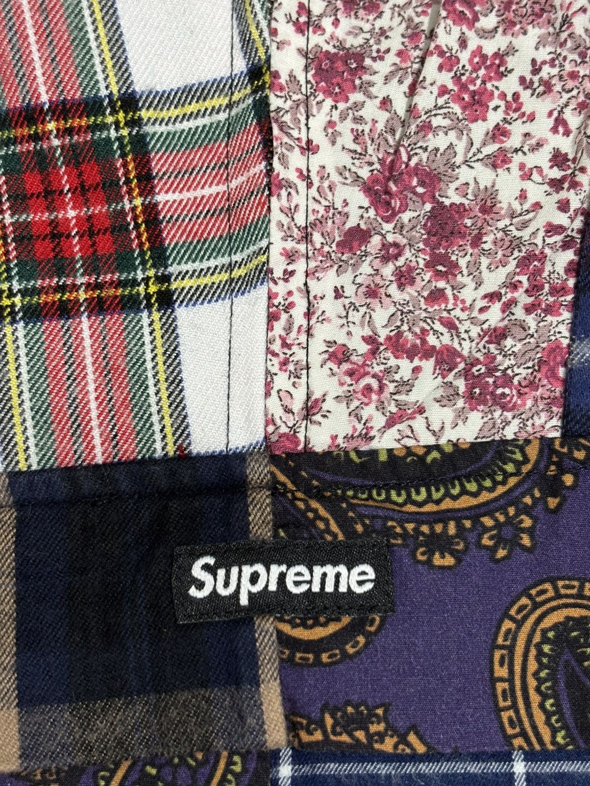Playboi Carti AW16 Supreme Patchwork Embroidered Box Logo Anorak Jacket Size US M / EU 48-50 / 2 - 6 Thumbnail