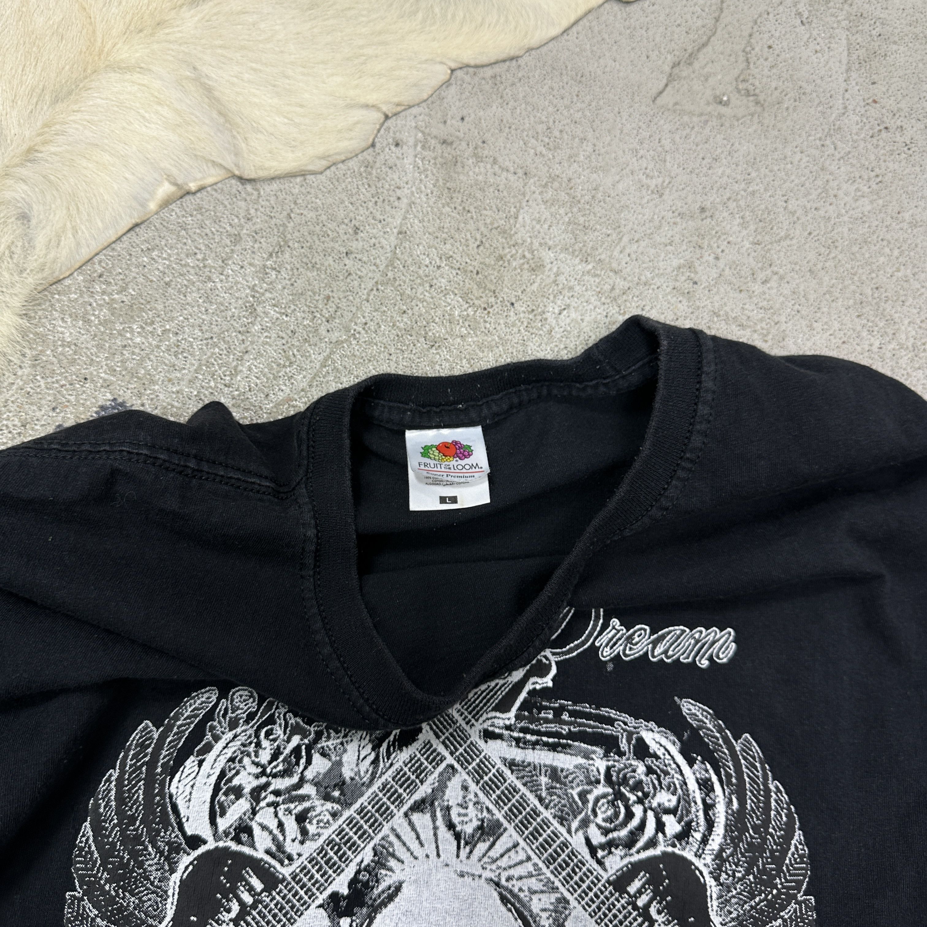 Vintage Vintage Avant Garde Rock n Roll Skull Print T-shirt 00s Size US L / EU 52-54 / 3 - 4 Thumbnail