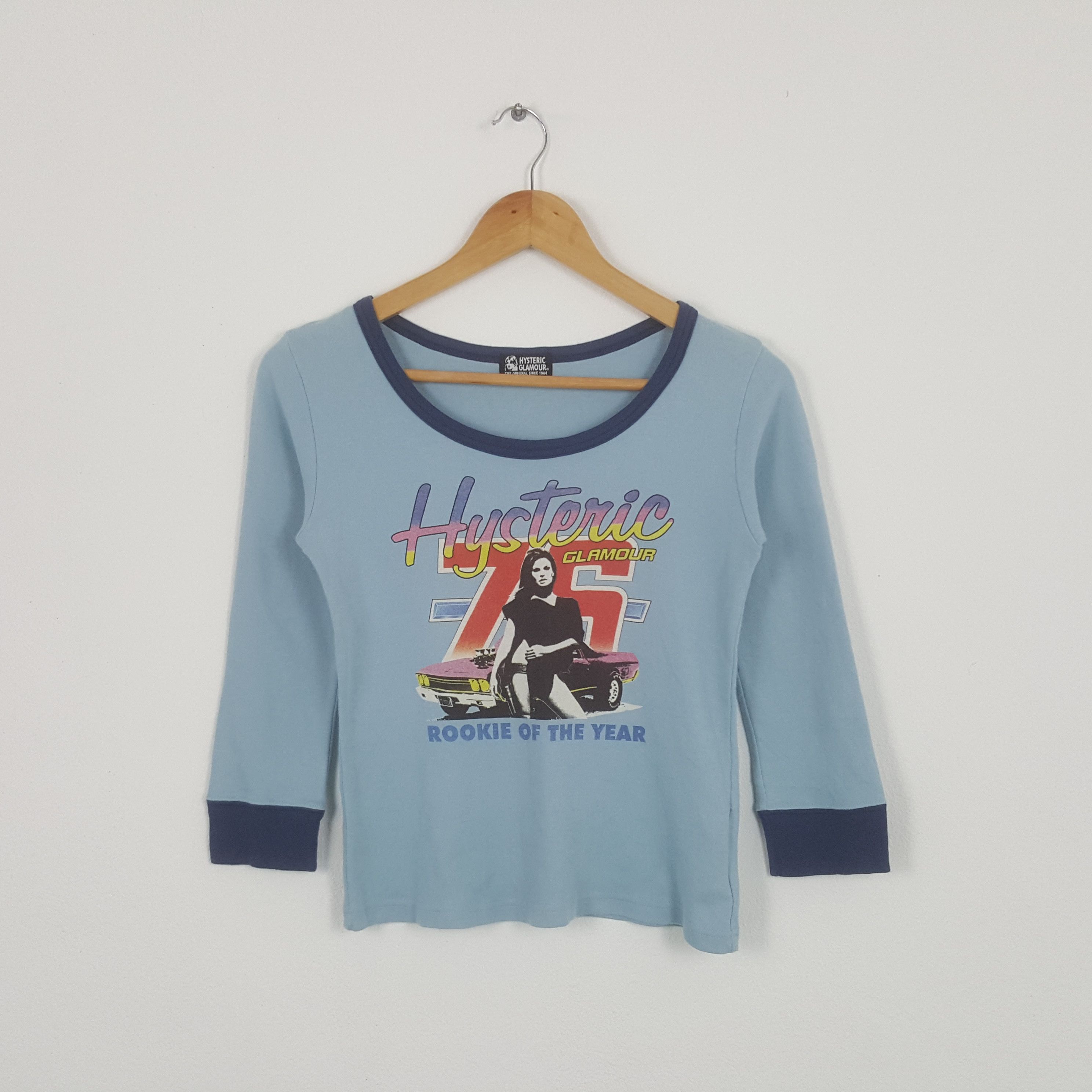 Vintage Hysteric Glamour Racing Style Long Sleeve Tshirt