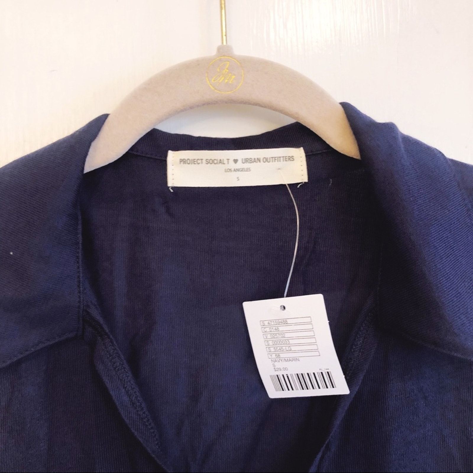 Urban Outfitters Urban Outfitters Navy Collar Tank Top Size S / US 4 / IT 40 - 2 Thumbnail
