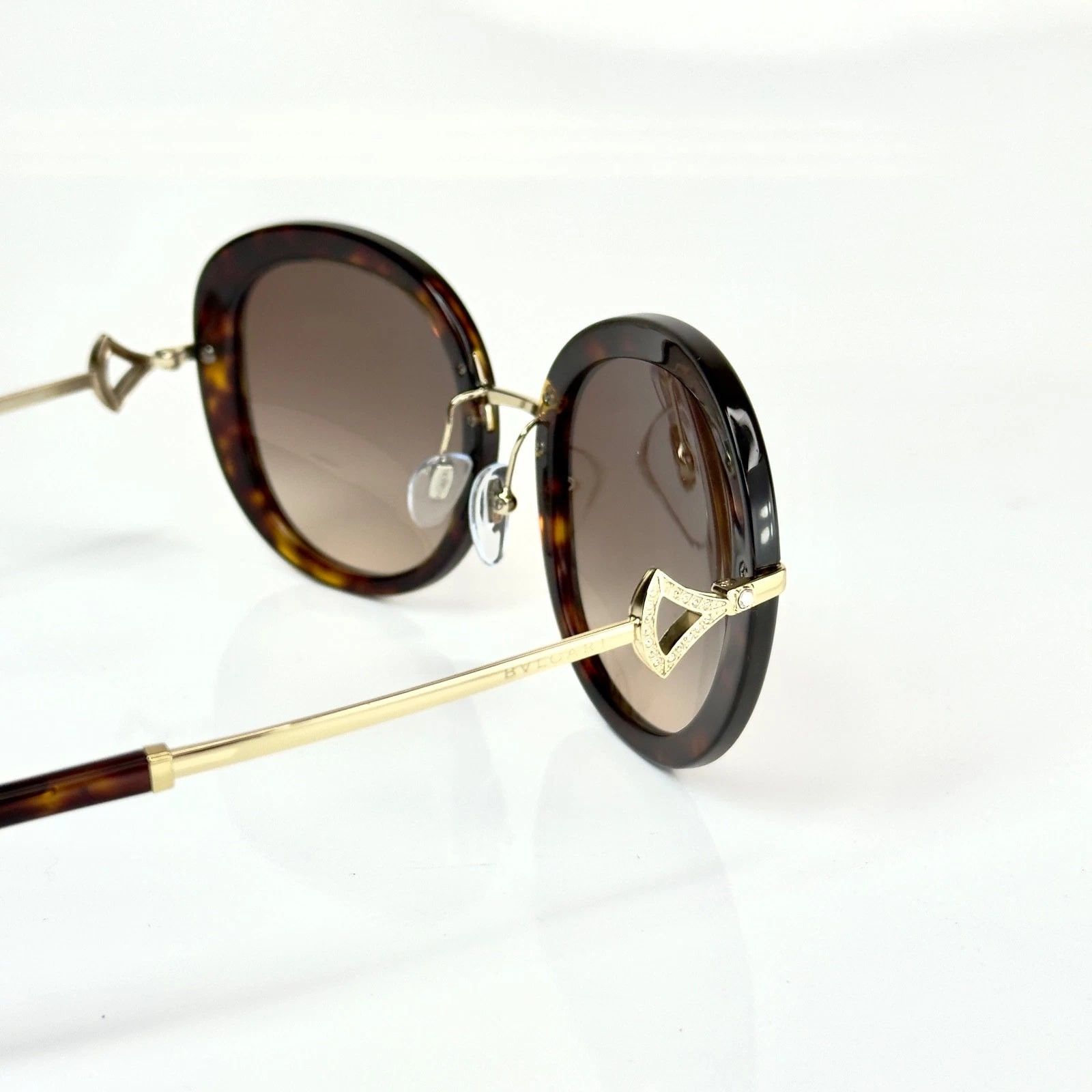 Bvlgari BULGARI BV8196B 8196 DIVAS DREAM Oval Havana Fan Sunglasses Size ONE SIZE - 8 Thumbnail