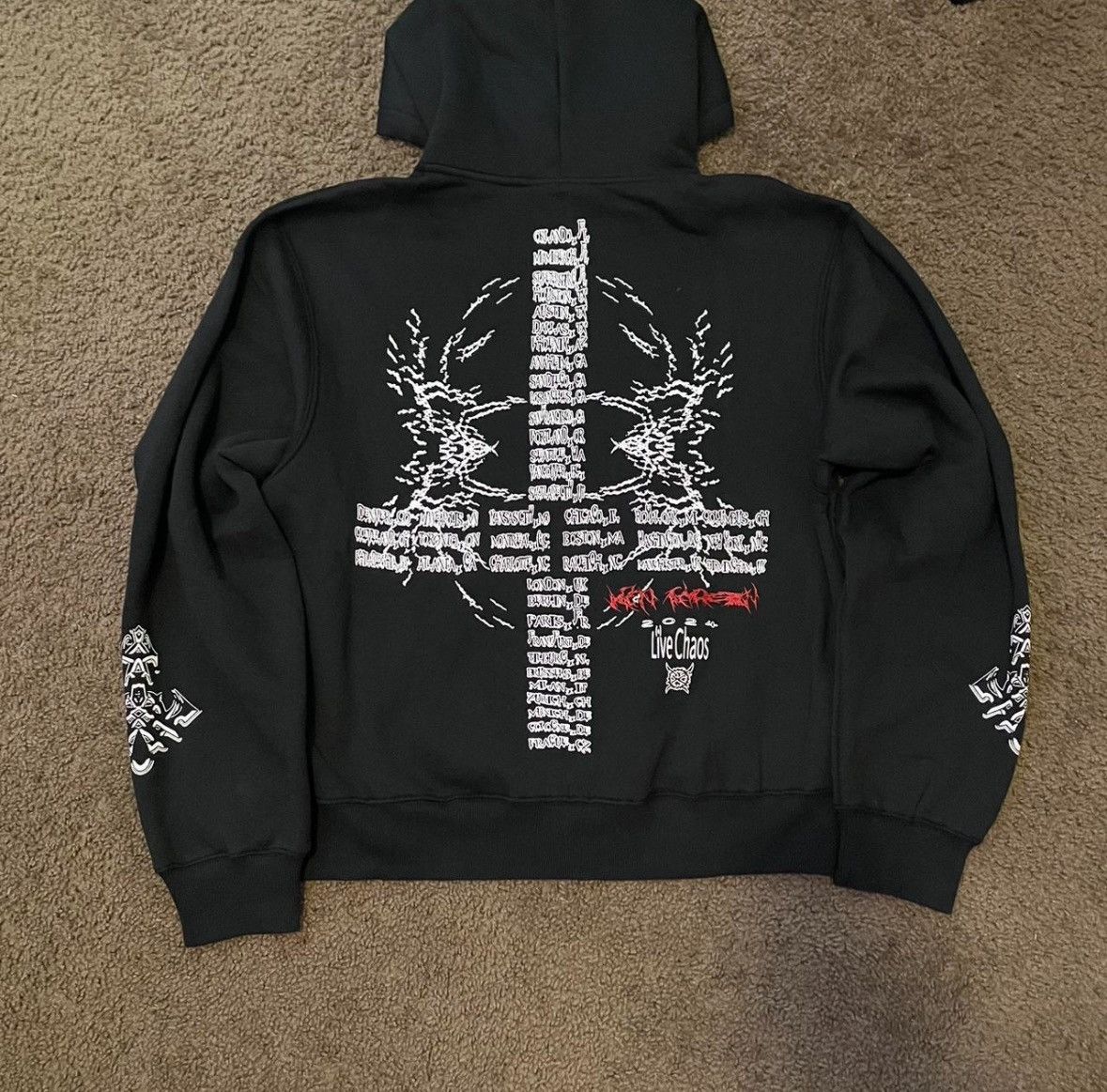 Ken Carson Ken Carson Chaos Tour Zip-Up Size US L / EU 52-54 / 3 - 3 Thumbnail