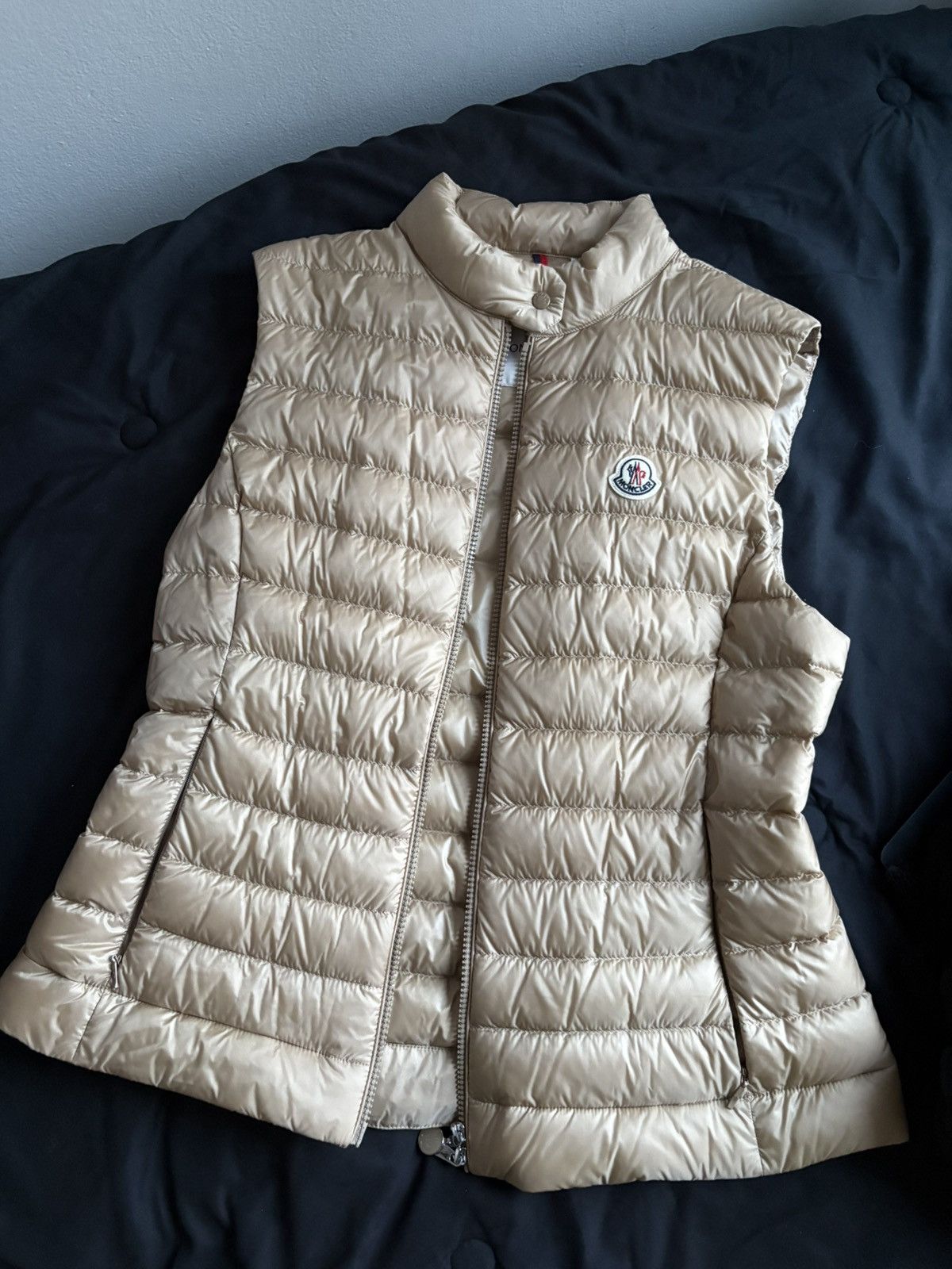 Moncler Moncler Khaki Vest Size L / US 10 / IT 46 - 1 Thumbnail