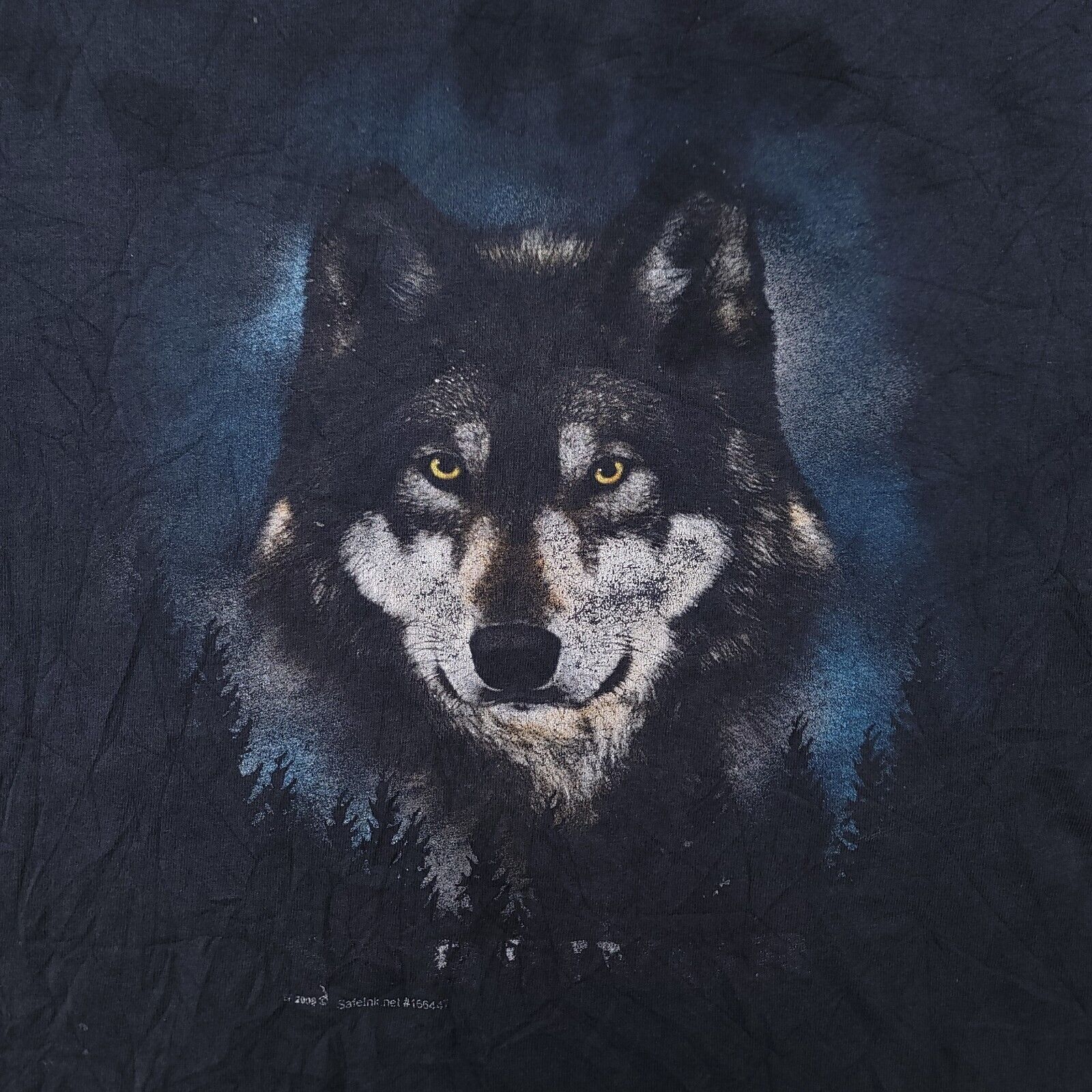 Hanes Hanes Wolf Pullover T Shirt Mens Size Extra Large XL Black Size US XL / EU 56 / 4 - 3 Thumbnail