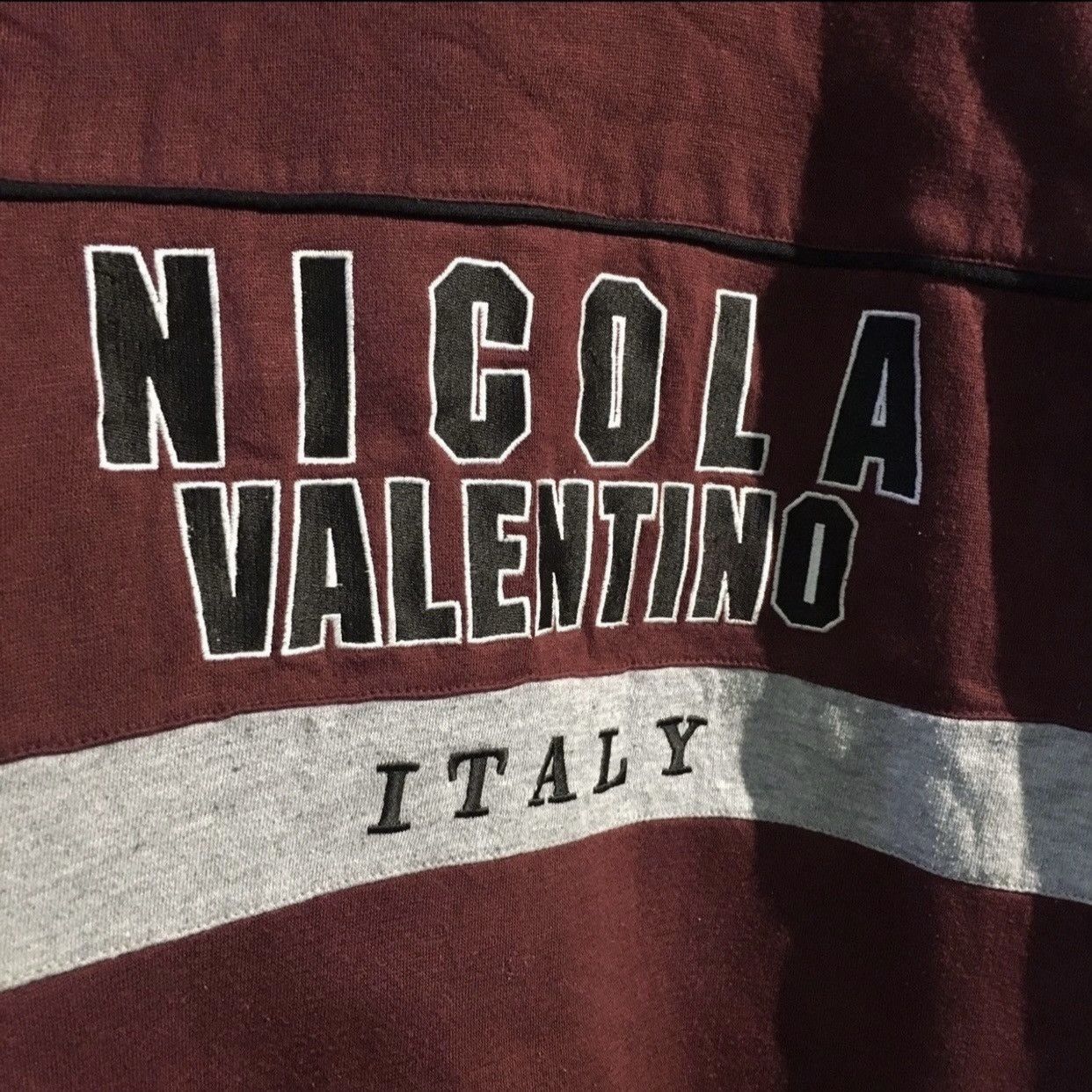 Valentino Nicola Valentino Spellout Embroidered Sweatshirts Size US L / EU 52-54 / 3 - 3 Thumbnail
