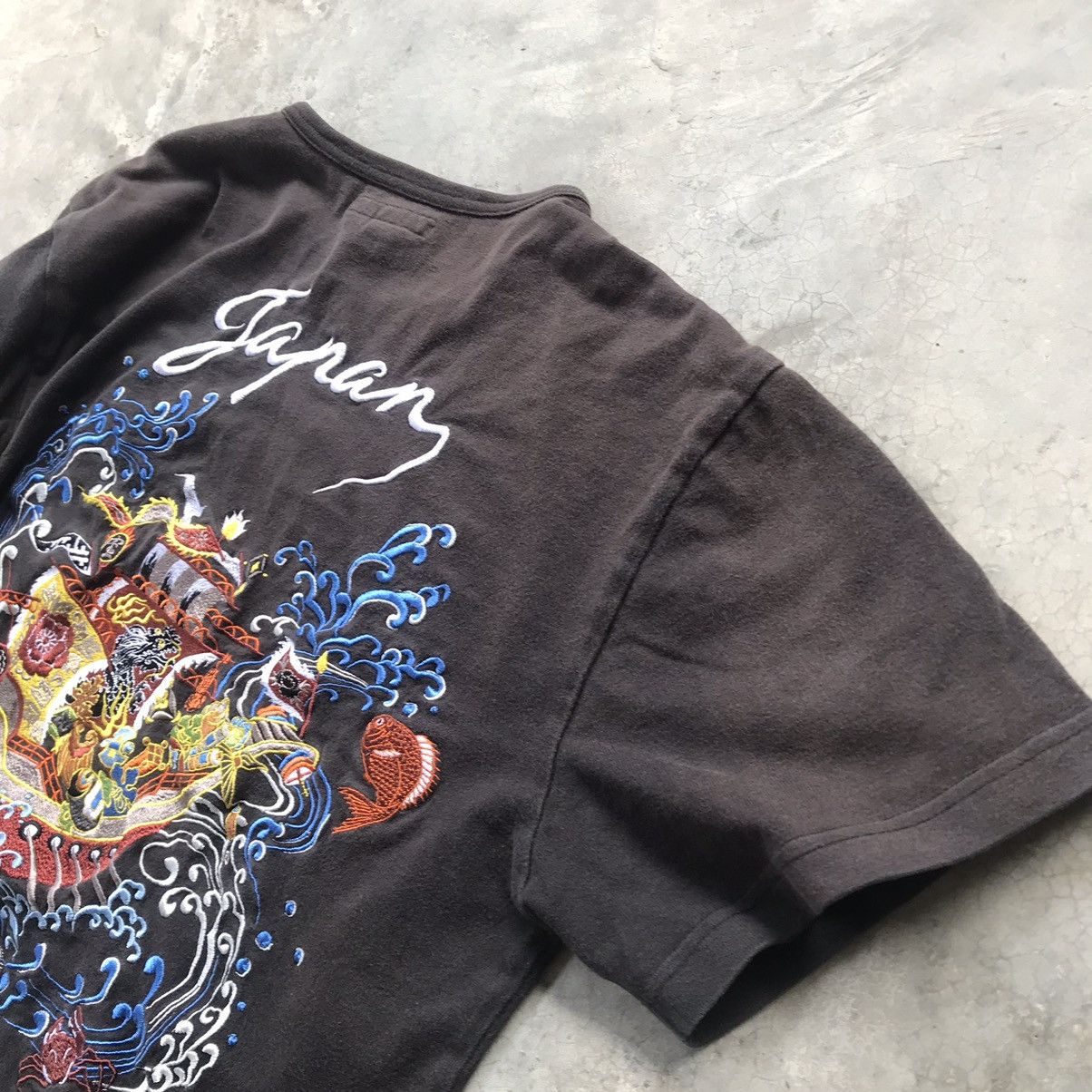 Japanese Brand SUKAJAN JAPAN RARE TEE Size US L / EU 52-54 / 3 - 4 Thumbnail