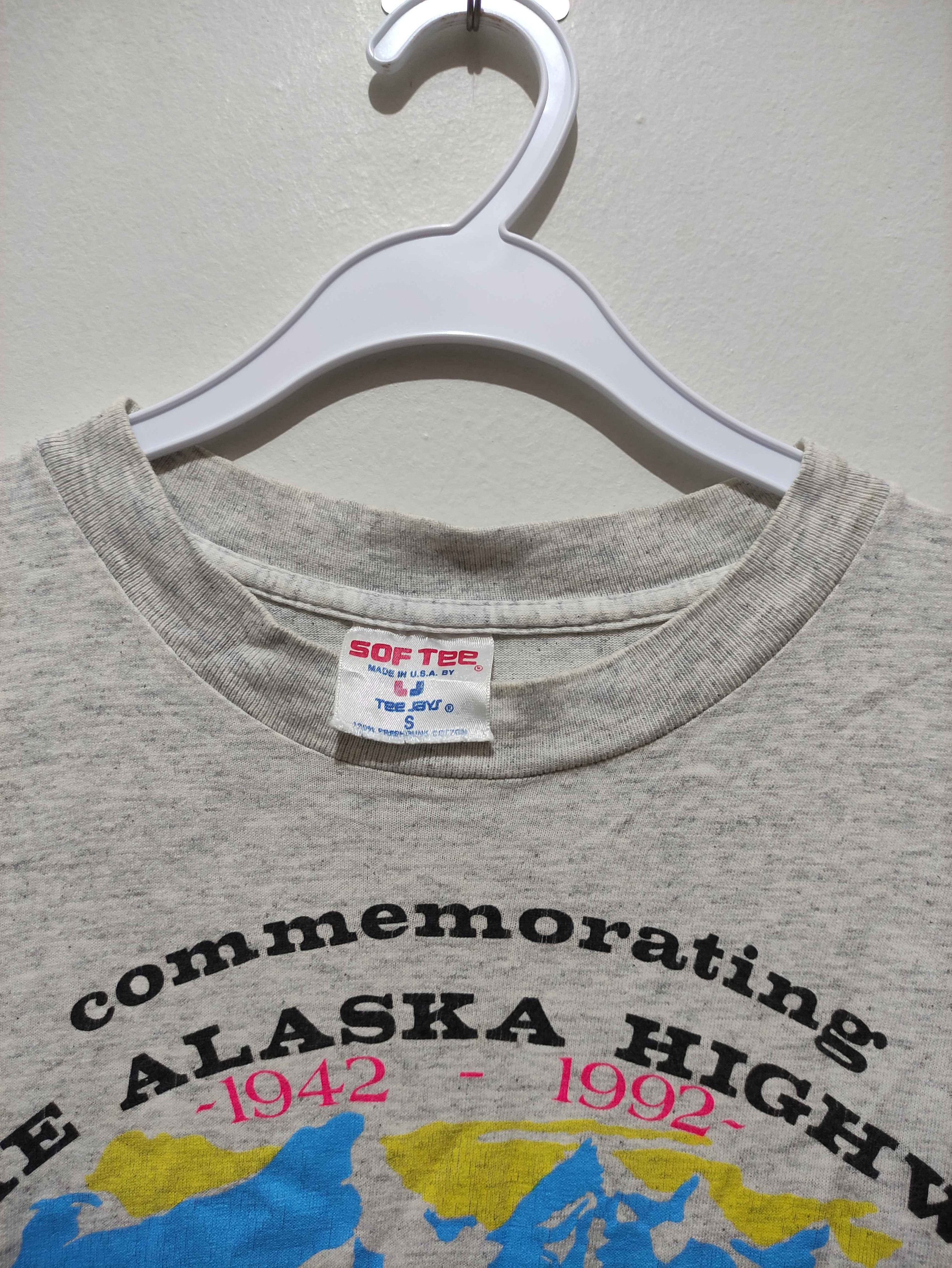 Vintage Vintage Alaska Highway 50th Anniversary T-Shirt Soft Tee Size US S / EU 44-46 / 1 - 4 Thumbnail