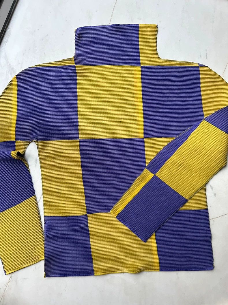 Issey Miyake Issey Miyake Color block pleated top Size M / US 6-8 / IT 42-44 - 7 Thumbnail