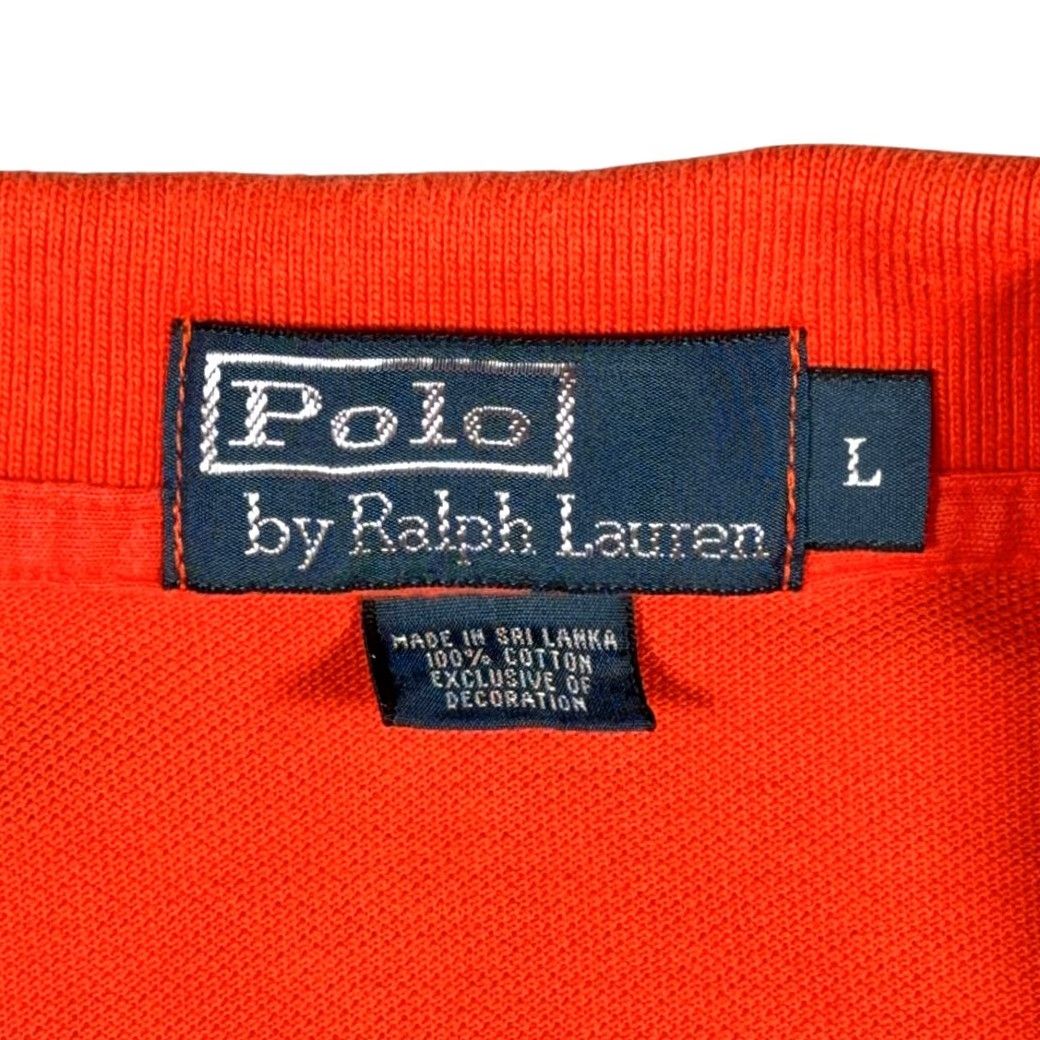 Polo Ralph Lauren VINTAGE Polo Ralph Lauren Shirt Adult LARGE Orange Long Sleeve Pony 90s Mens Size US L / EU 52-54 / 3 - 6 Thumbnail