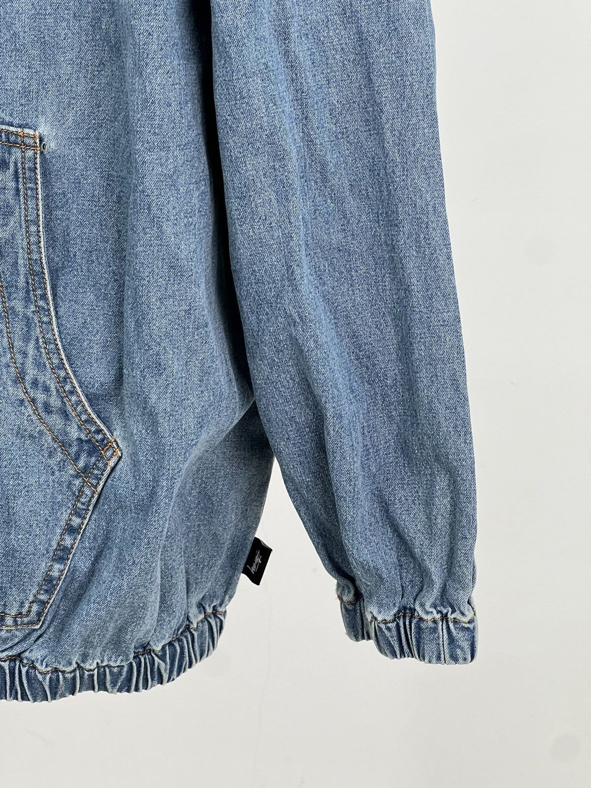 Stussy Vintage stussy denim hoodie M Size US M / EU 48-50 / 2 - 3 Thumbnail