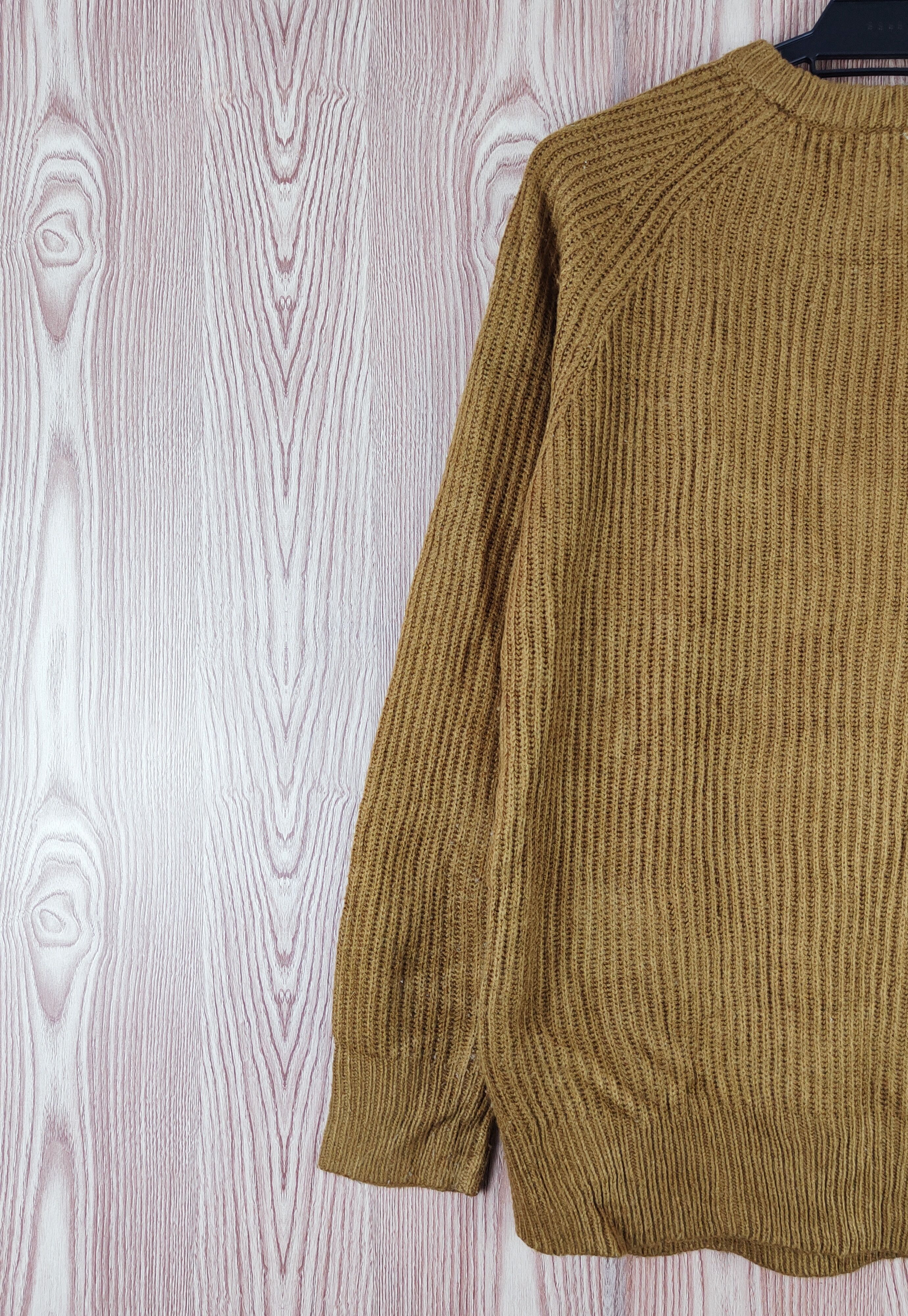 GU Gu Olive Knitwear Sweatshirts #W063 Size US L / EU 52-54 / 3 - 8 Thumbnail