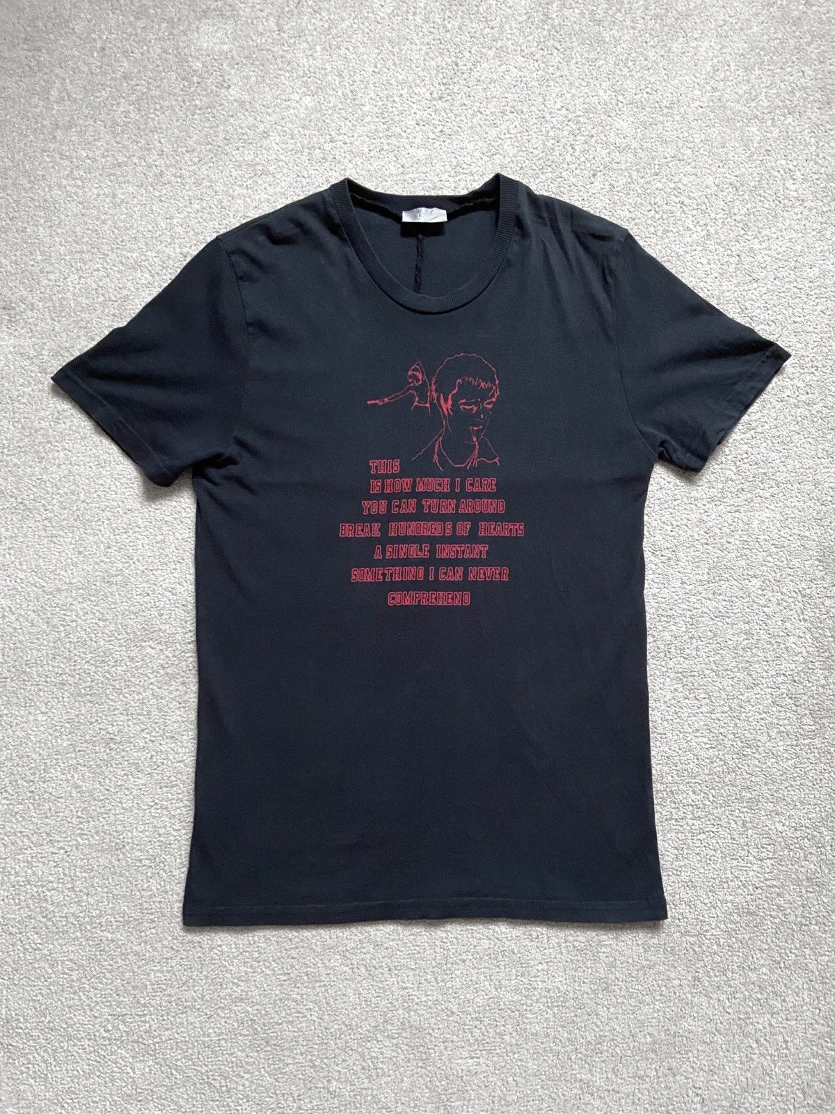 dior Homme tシャツ archive hedi all night Dior Rare Dior Homme Hedi Slimane t shirt 