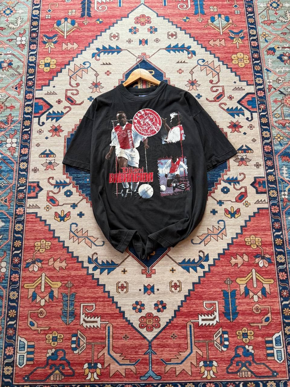 Vintage Very Rare Vintage Umbro Ajax Tijjani Babangida Tshirt Size US XL / EU 56 / 4 - 2 Thumbnail
