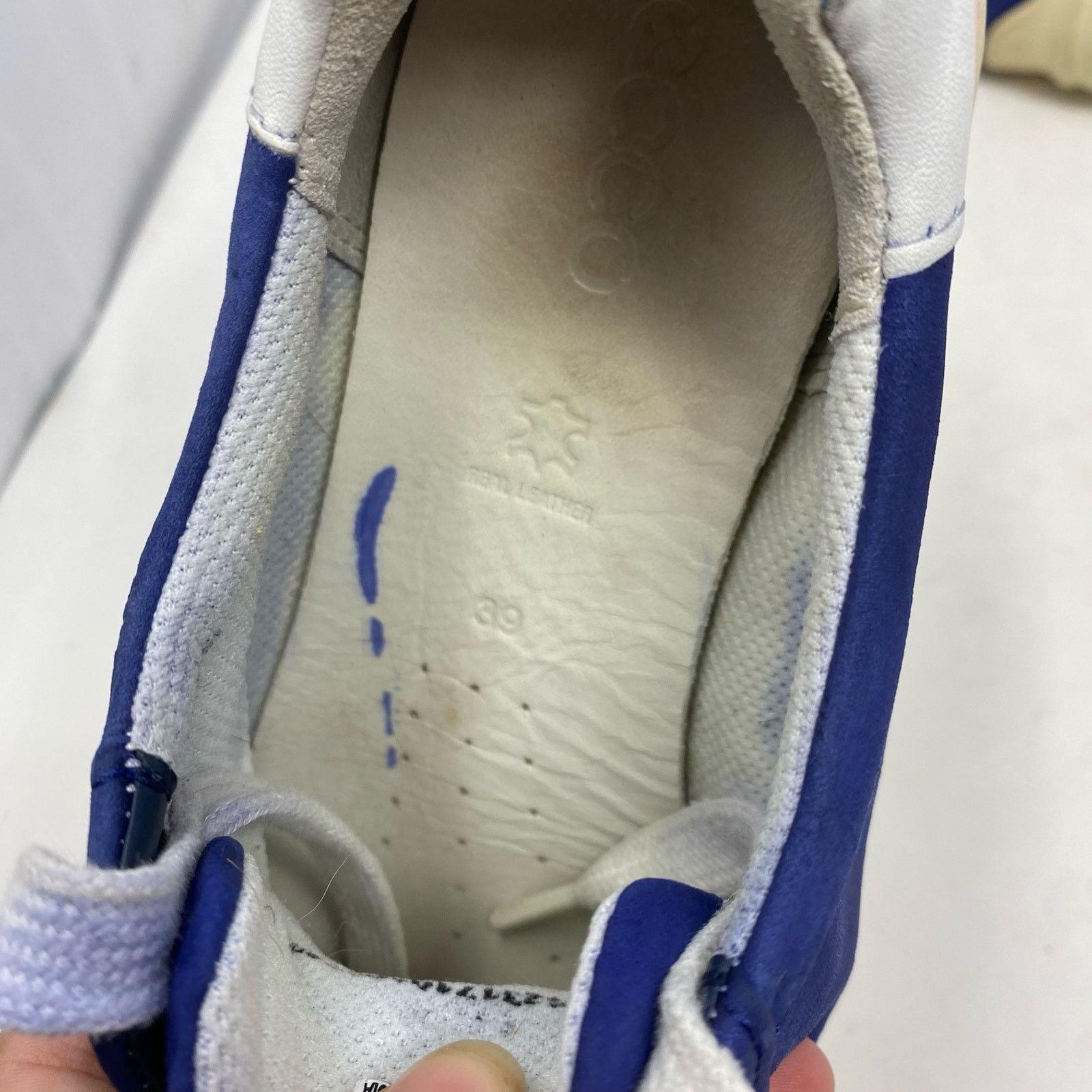 Ecco Ecco Soft 3 Blue Nubuck Platform Comfort Lace Up Sneaker 8.5 Size US 8.5 / IT 38.5 - 8 Thumbnail