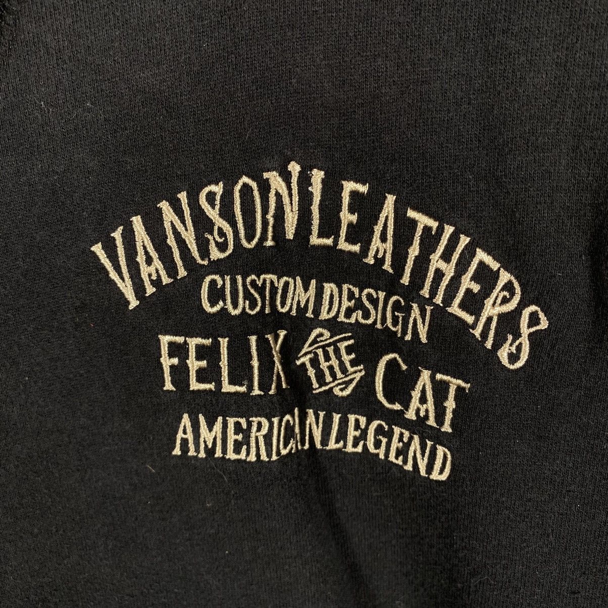 Vanson Leathers VANSON LEATHERS x FELIX The Cat Embroidery Sweatshirt Size US L / EU 52-54 / 3 - 4 Thumbnail