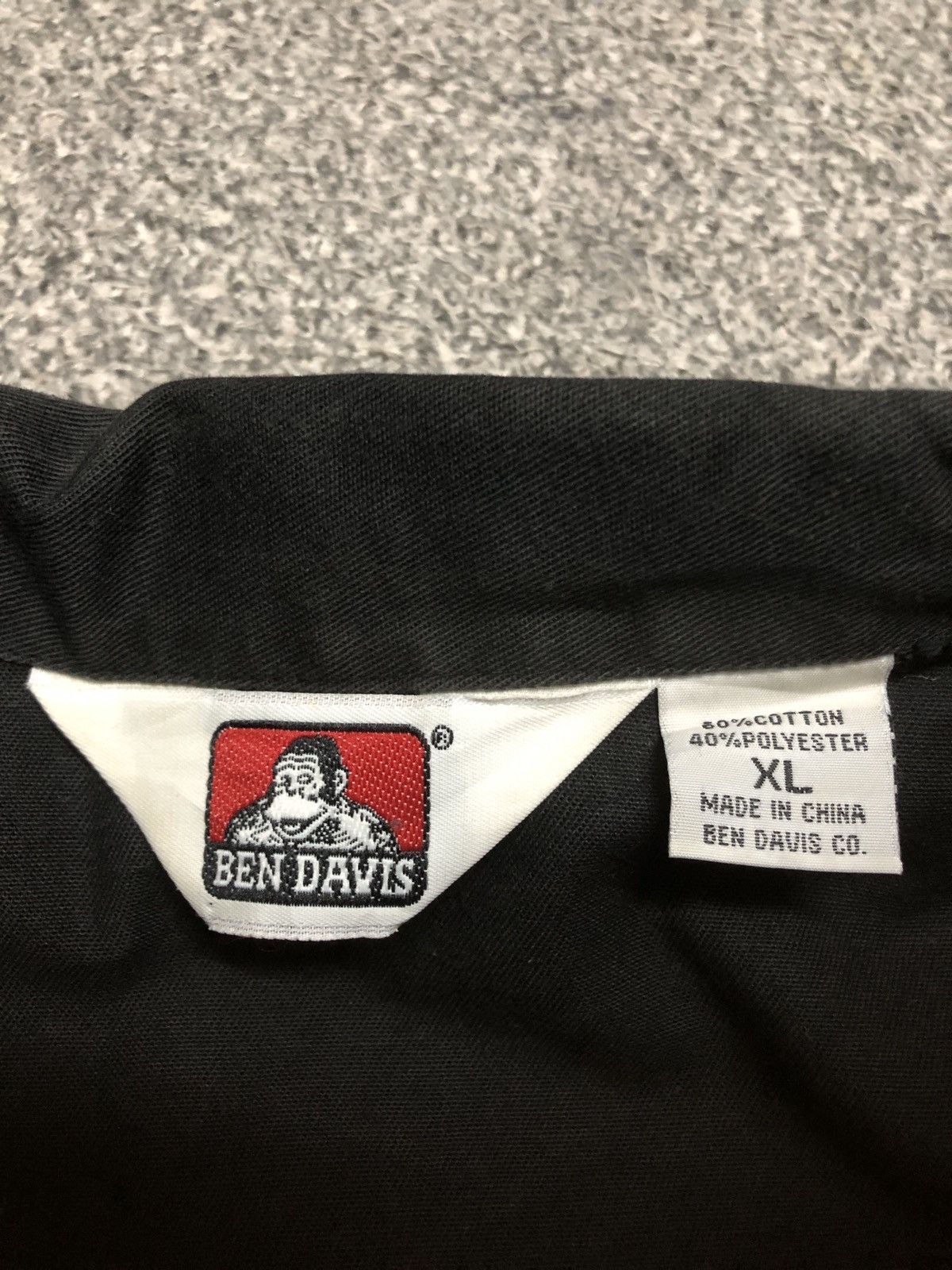 Ben Davis Vintage Baggy Ben Davis Double Pocket Half Zipper Work Shirt Size US XXL / EU 58 / 5 - 13 Thumbnail