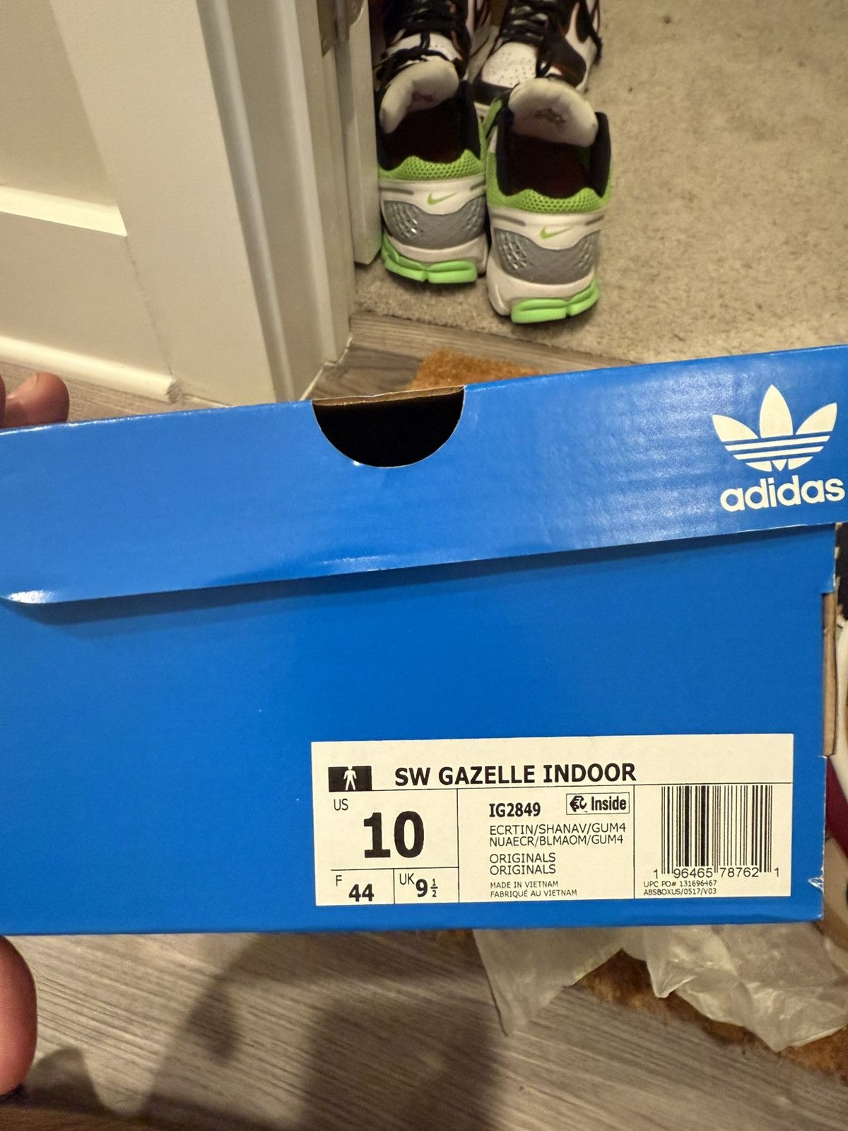 Adidas SW Adidas Gazelle Indoor Size US 10 / EU 43 - 8 Thumbnail