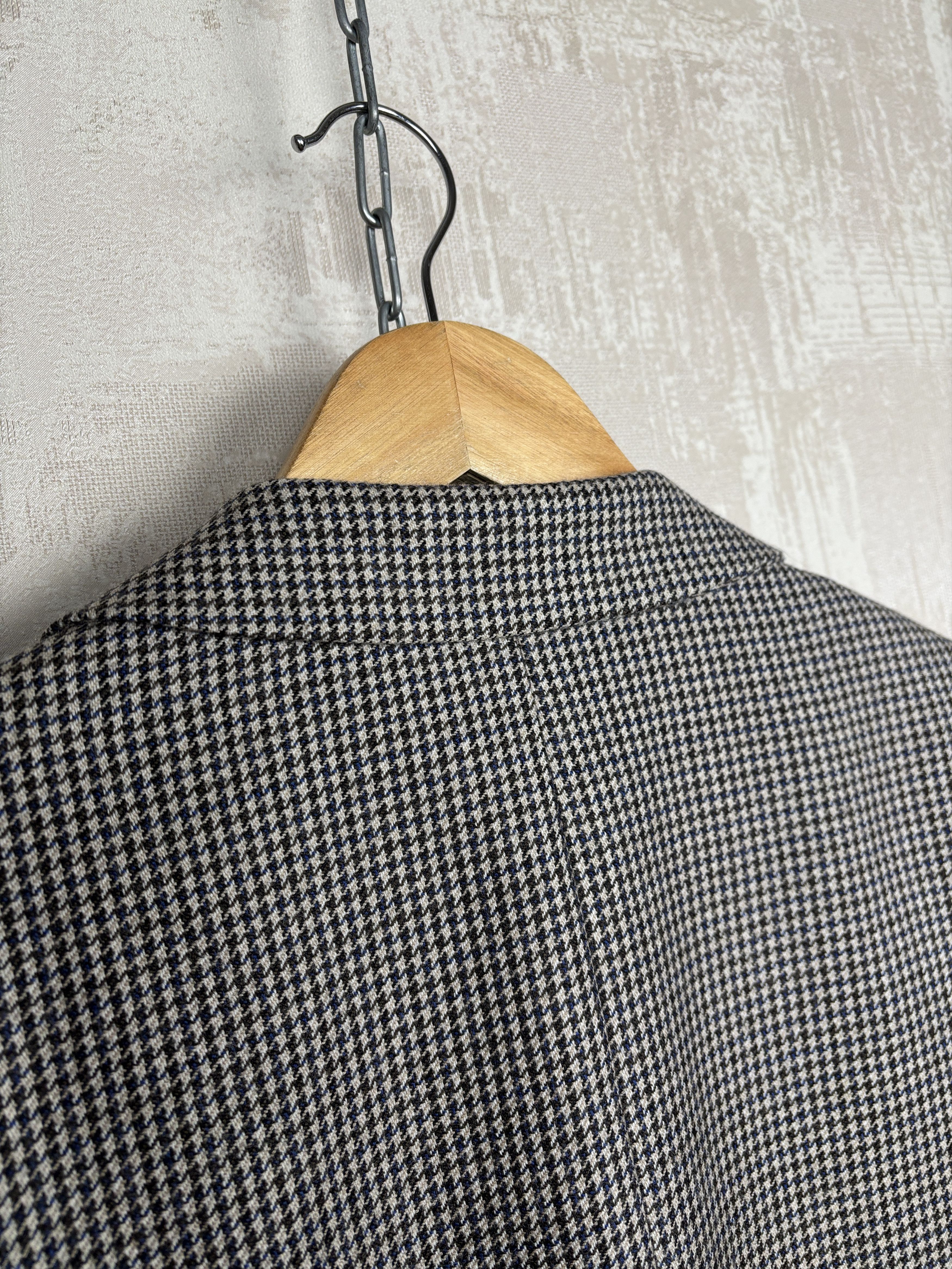 Marks & Spencer Marks and Spencer Wool Houndstooth Blazer Lanificio Campore Size 46R - 19 Thumbnail