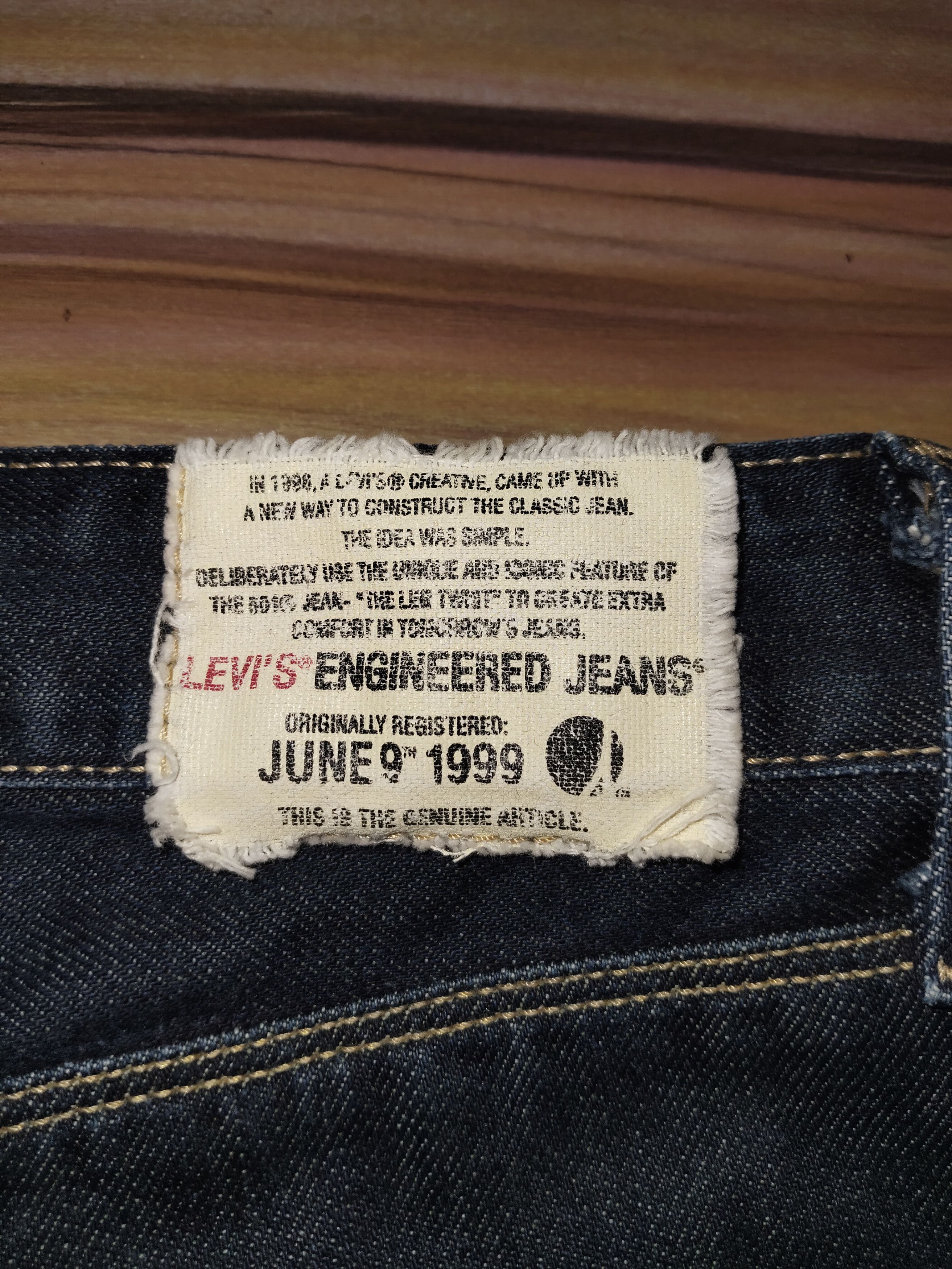Levi's Vintage Clothing Vintage Levis ENGINEERED JEANS Size US 31 - 8 Thumbnail