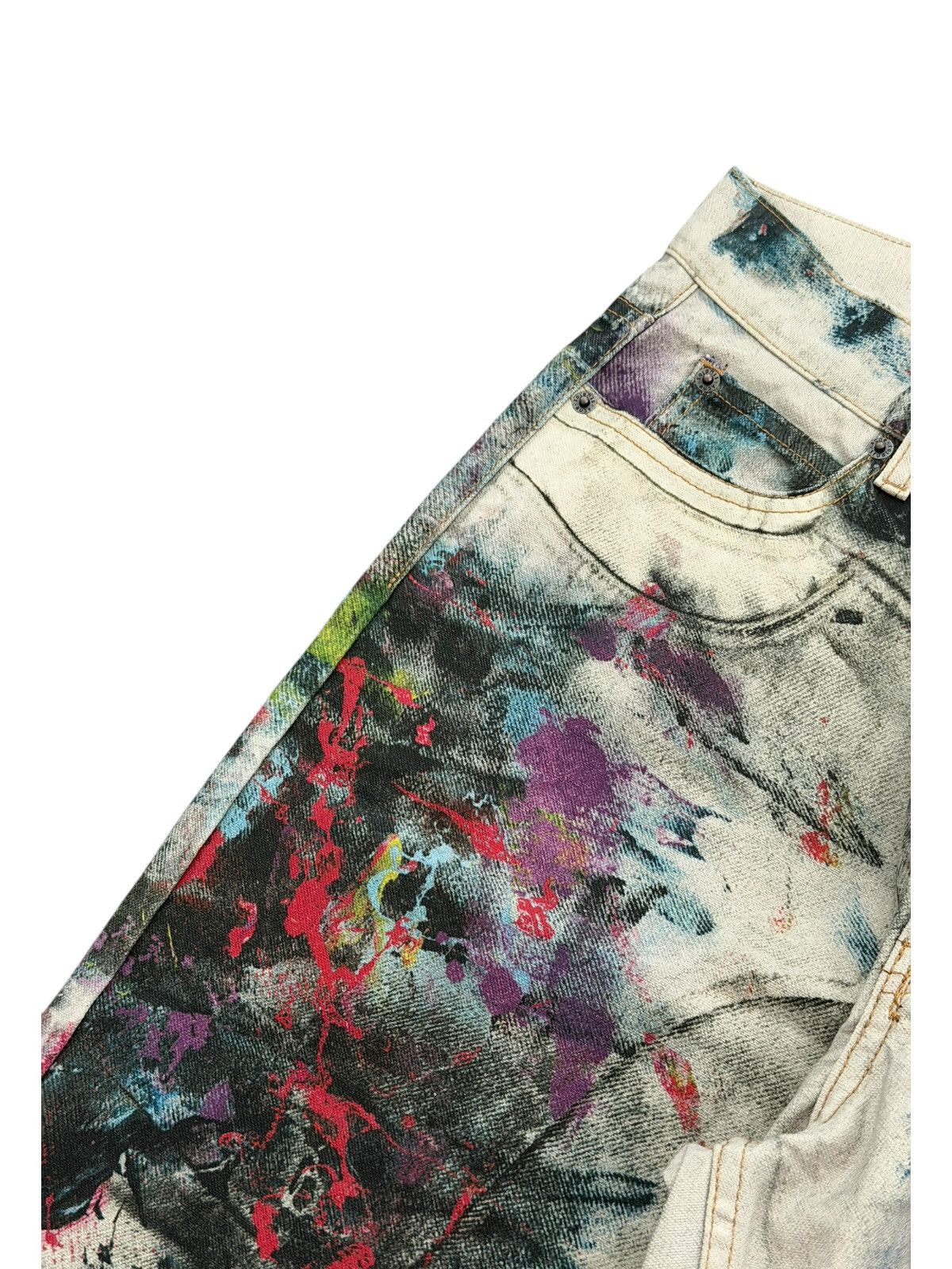 Acne Studios Acne Studios 1981 Trompe L’oeil Painter Loose Fit Jeans Size US 30 / EU 46 - 6 Thumbnail
