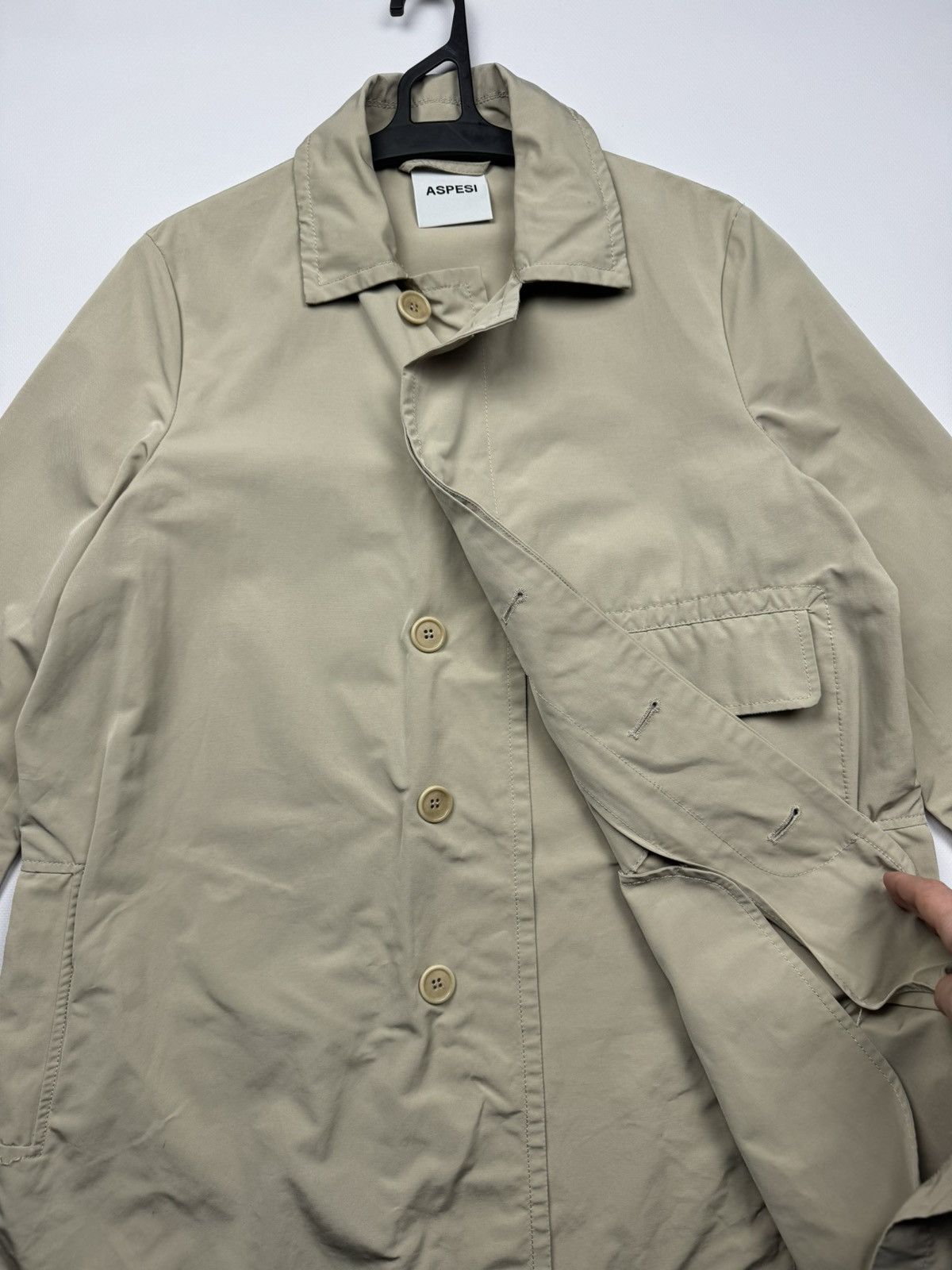 Aspesi Aspesi Men's Beige Tranch Size US S / EU 44-46 / 1 - 3 Thumbnail